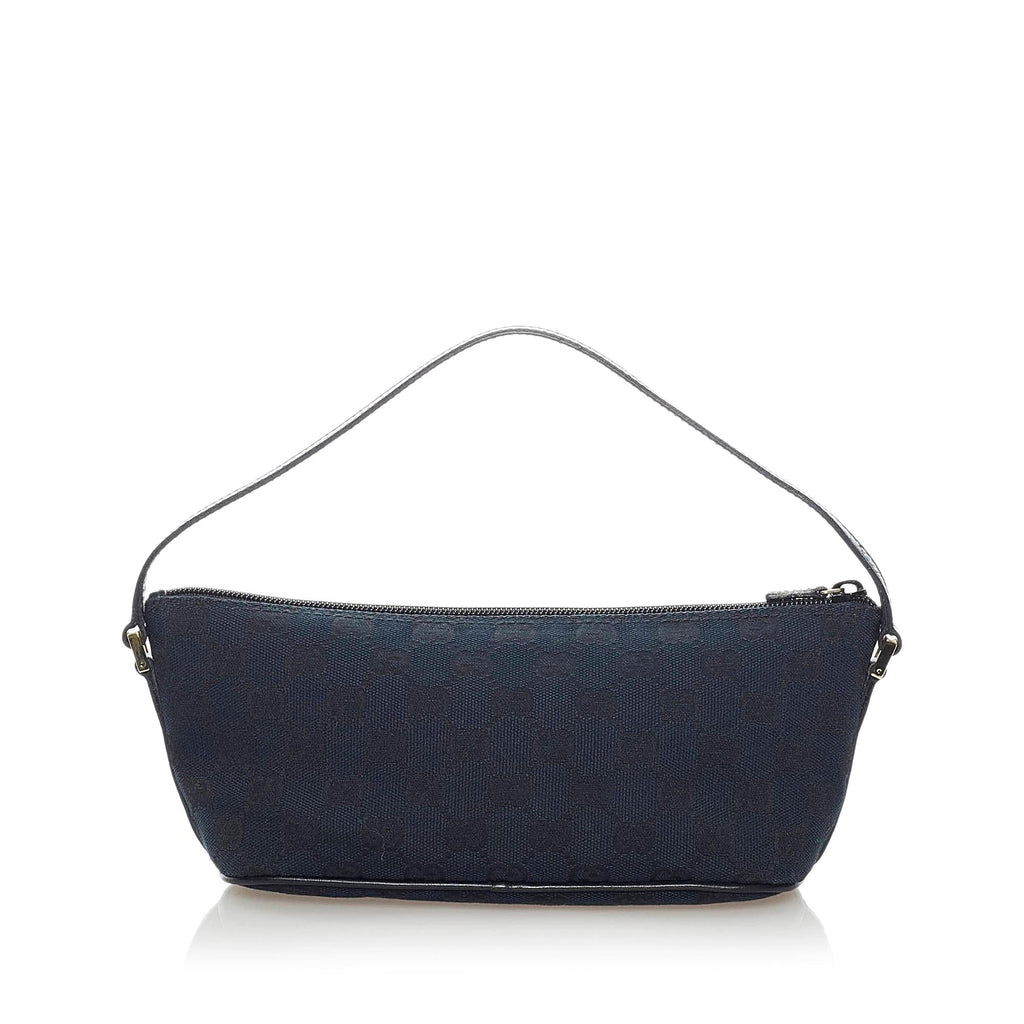 Gucci GG Canvas Boat Baguette (SHG-31583)