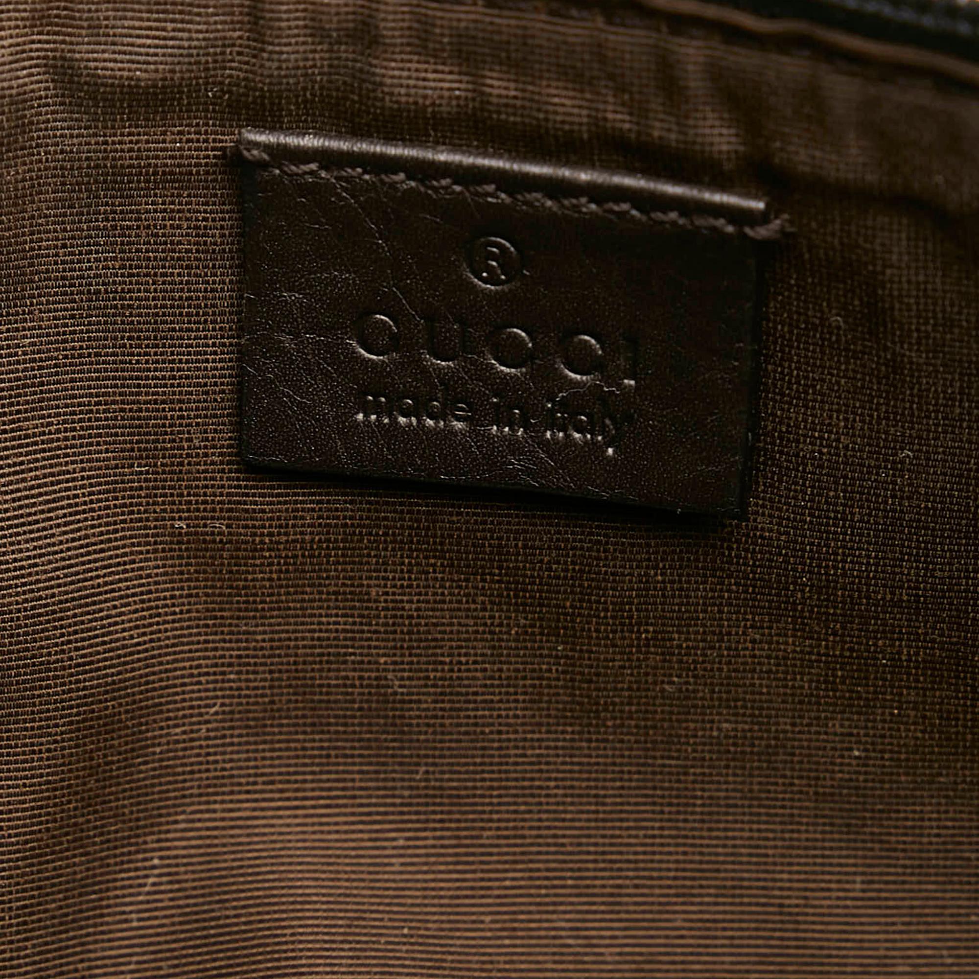Gucci GG Canvas Boat Baguette (SHG-31599)