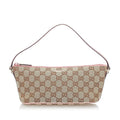 Gucci GG Canvas Boat Baguette (SHG-31608)