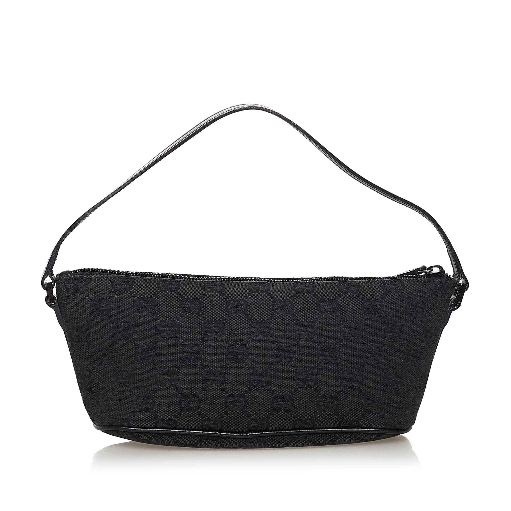 Gucci Gucci Canvas Boat Baguette (SHG-31770)