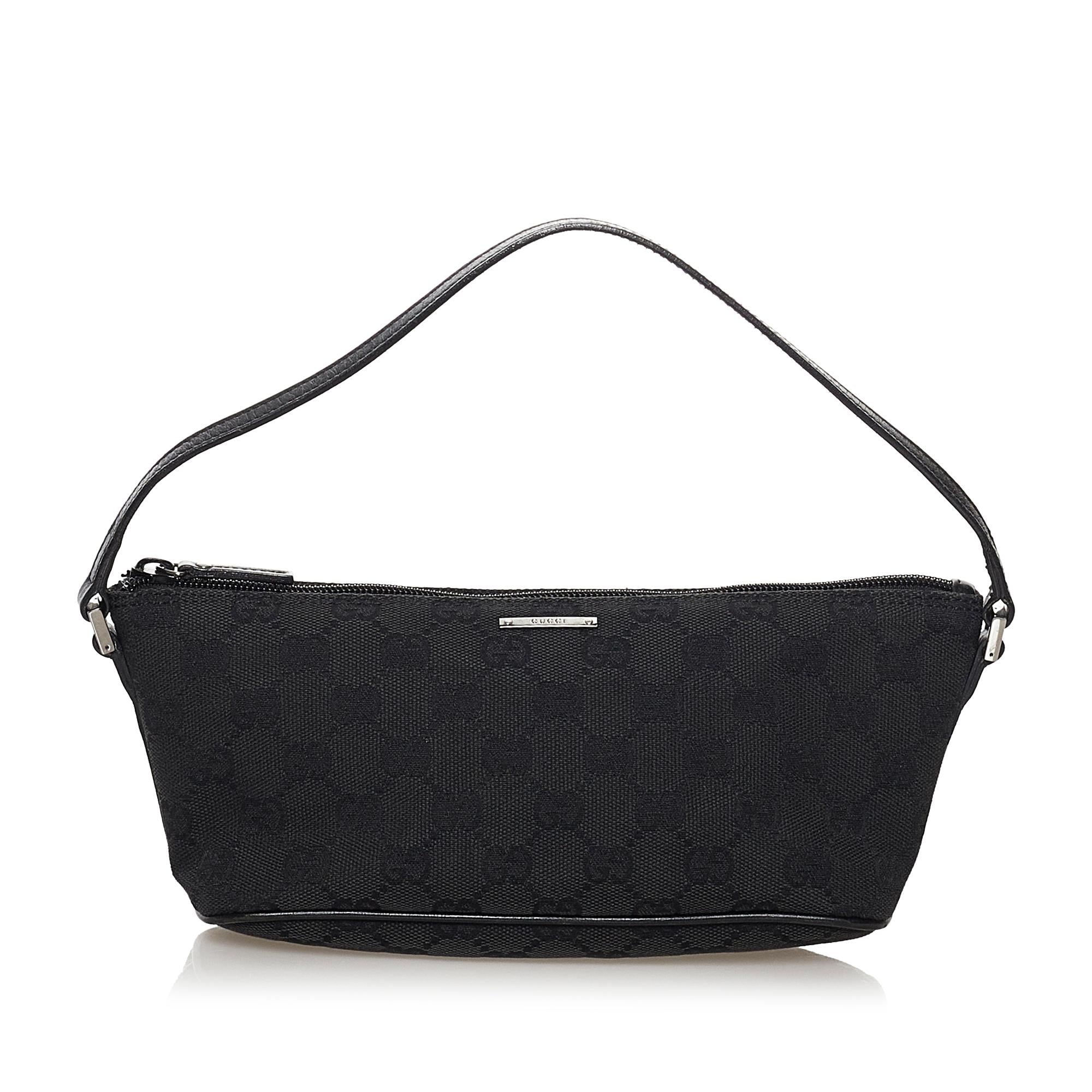 Gucci Gucci Canvas Boat Baguette (SHG-31770)