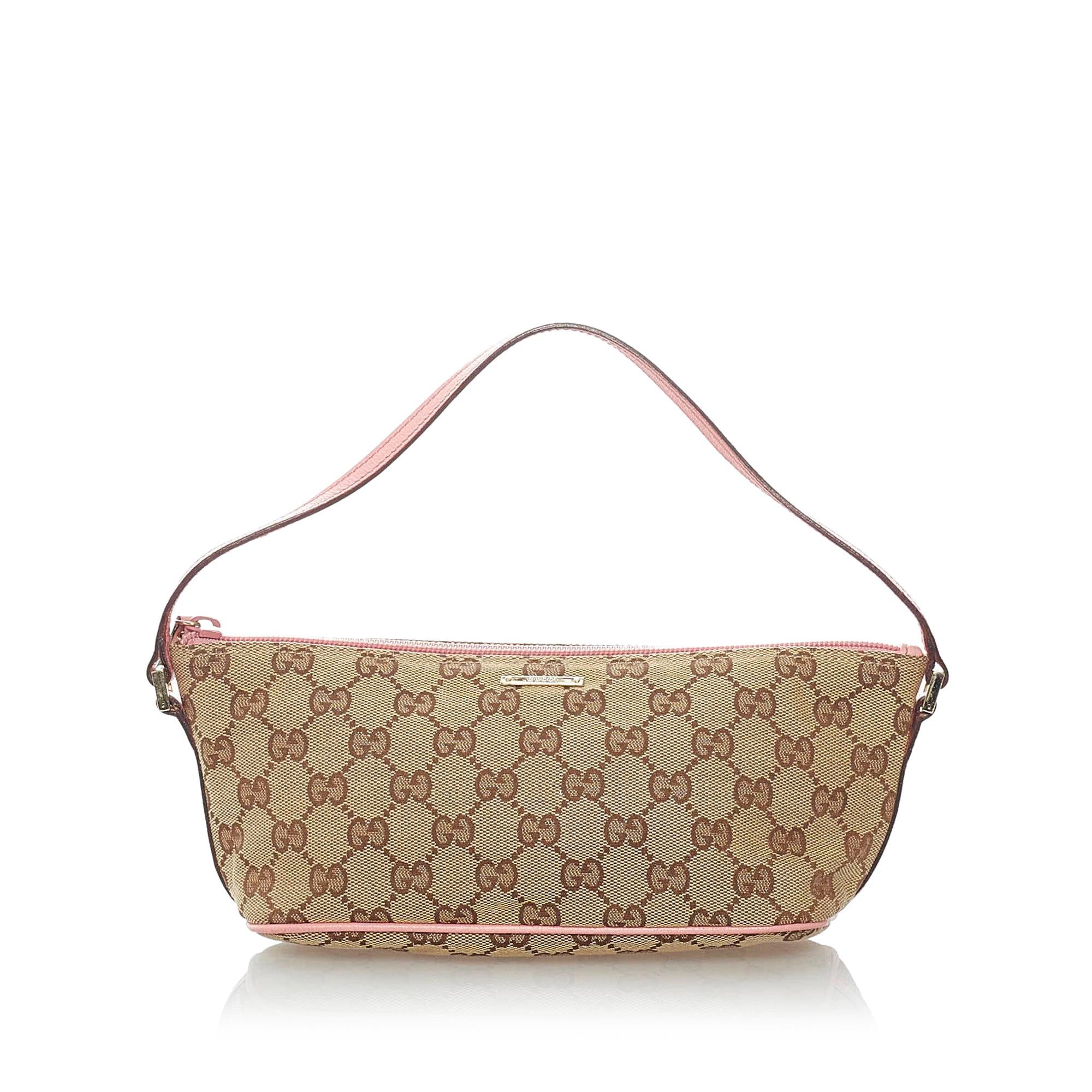 Gucci Gucci Canvas Boat Baguette (SHG-32021)