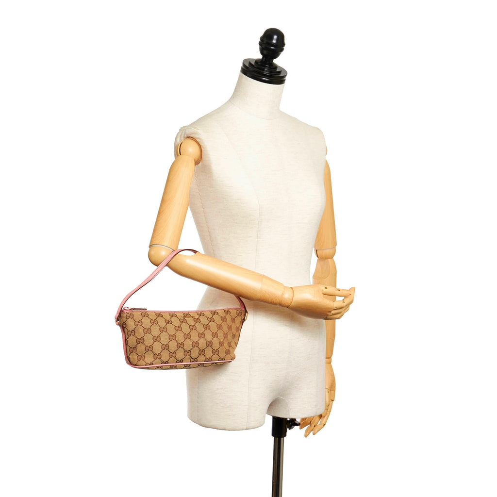 Gucci Gucci Canvas Boat Baguette (SHG-32021)