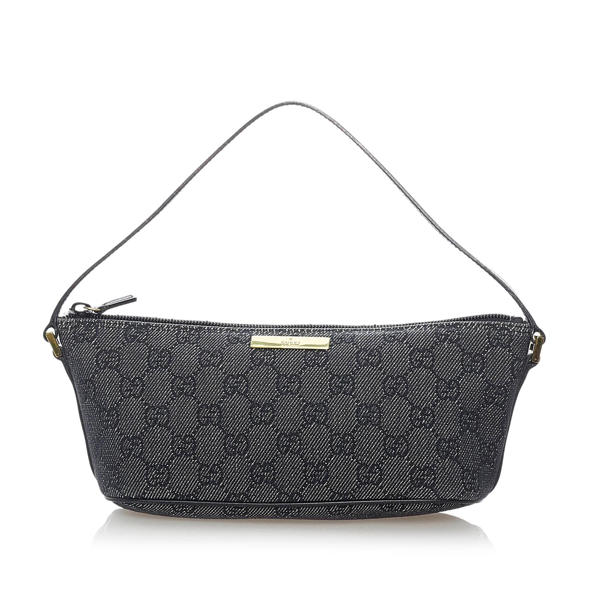 Gucci Gucci Canvas Boat Baguette (SHG-32025)