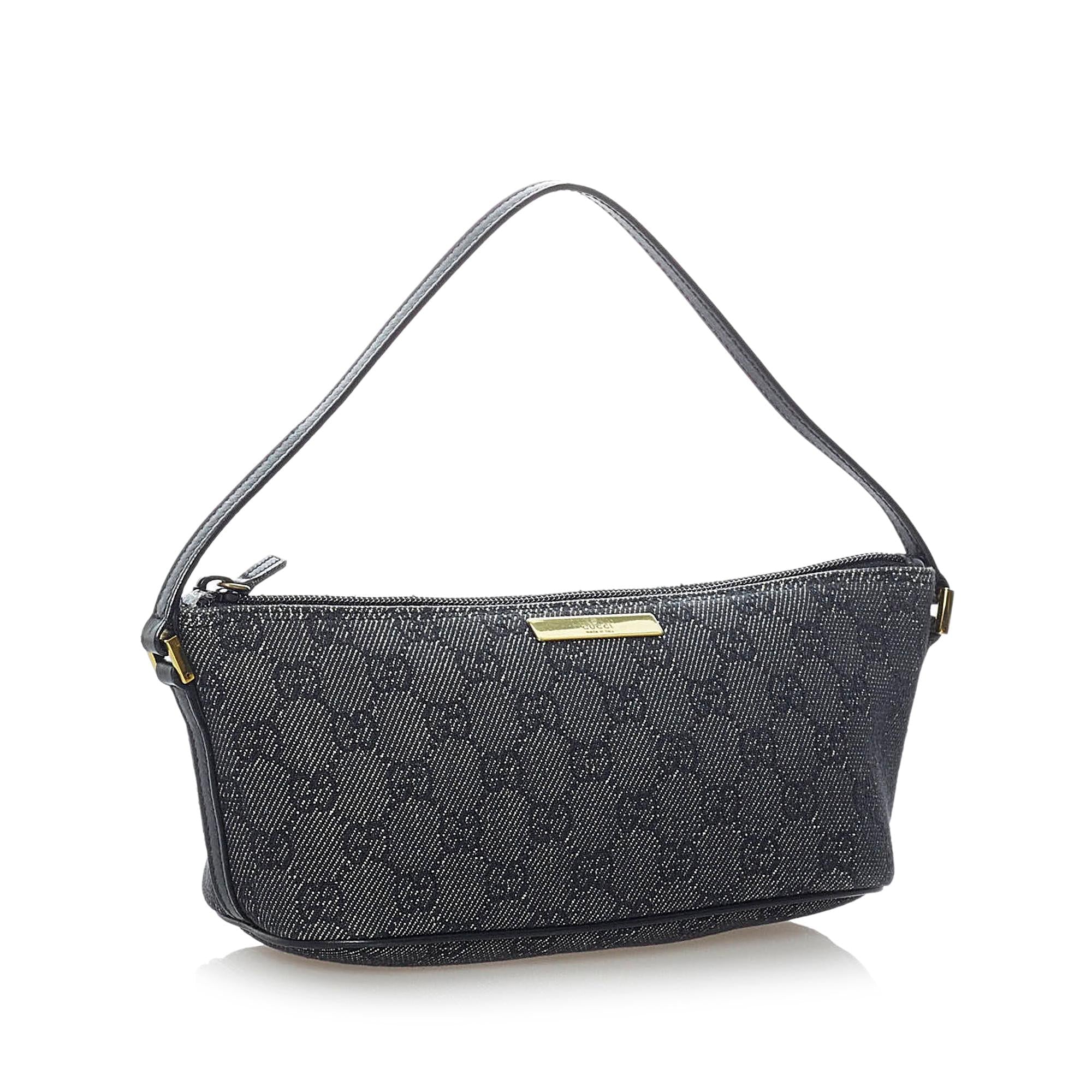 Gucci Gucci Canvas Boat Baguette (SHG-32025)