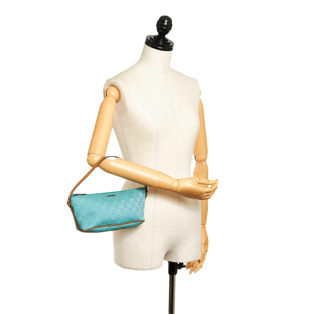 Gucci Gucci Canvas Boat Baguette (SHG-32052)