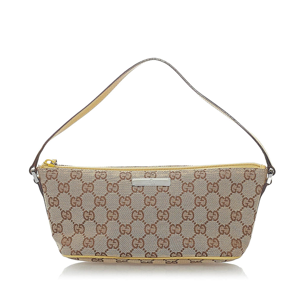 Gucci Gucci Canvas Boat Baguette (SHG-32054)