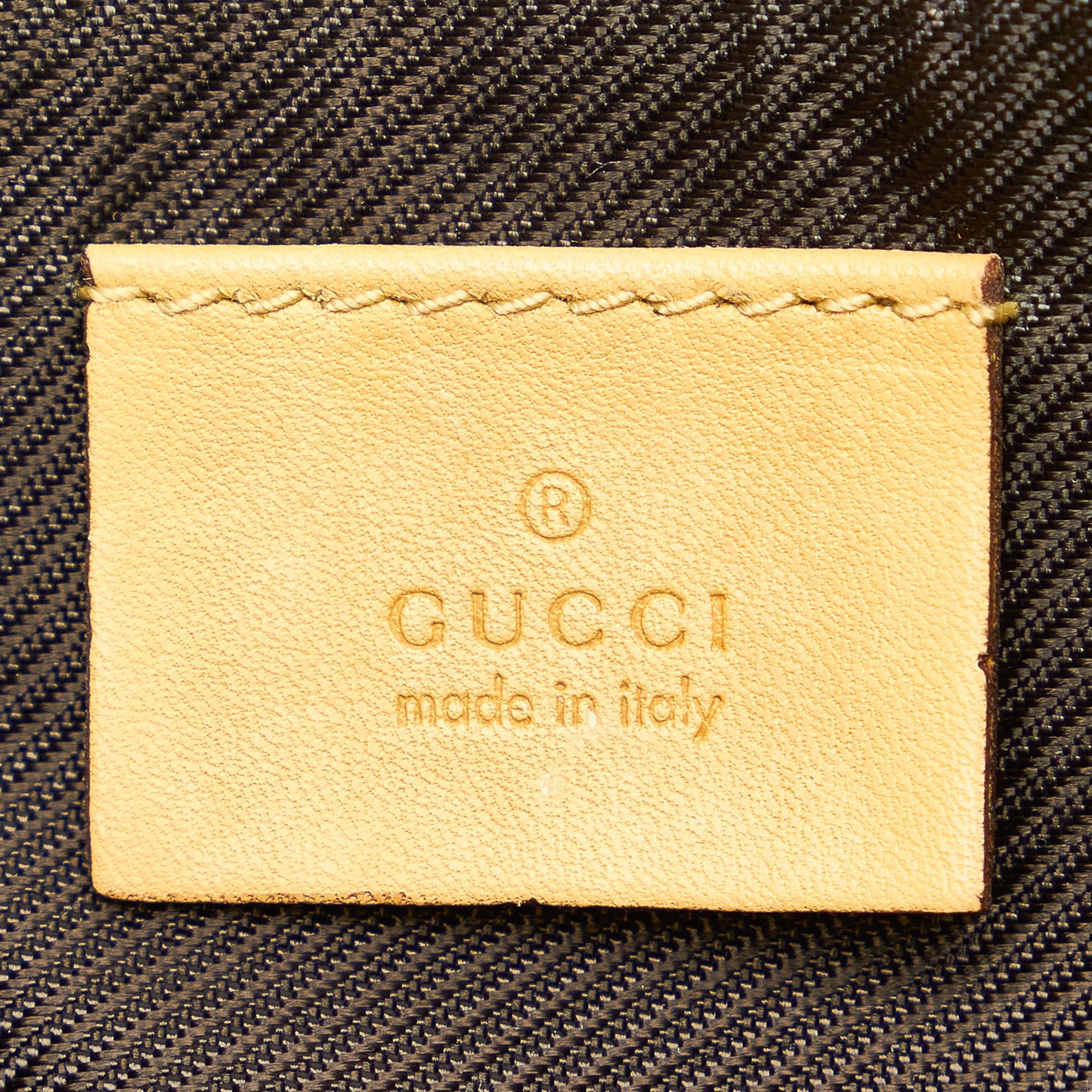 Gucci Gucci Canvas Boat Baguette (SHG-32054)