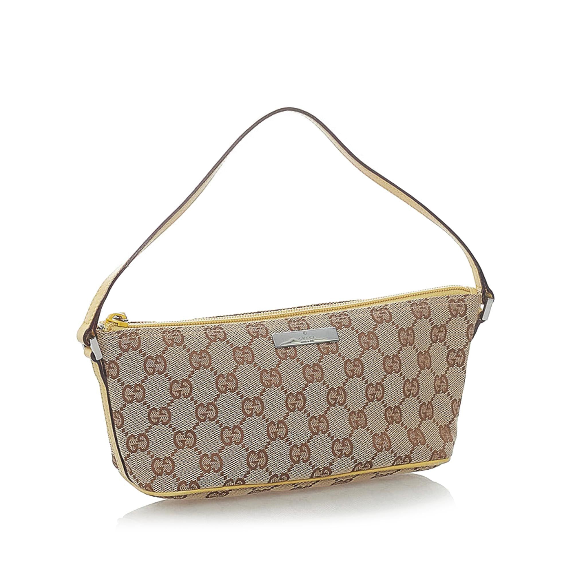 Gucci Gucci Canvas Boat Baguette (SHG-32054)