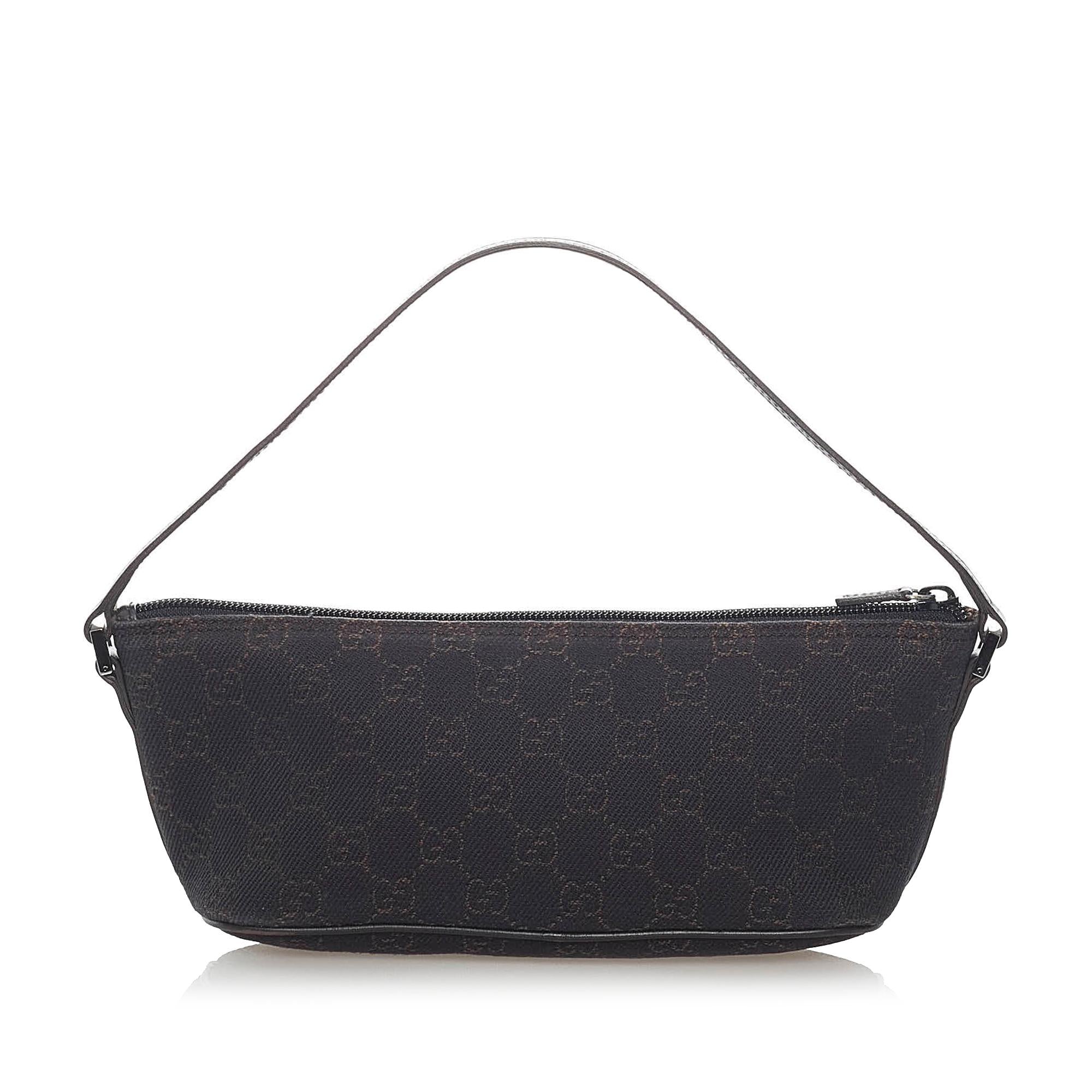 Gucci Gucci Canvas Boat Baguette (SHG-32079)