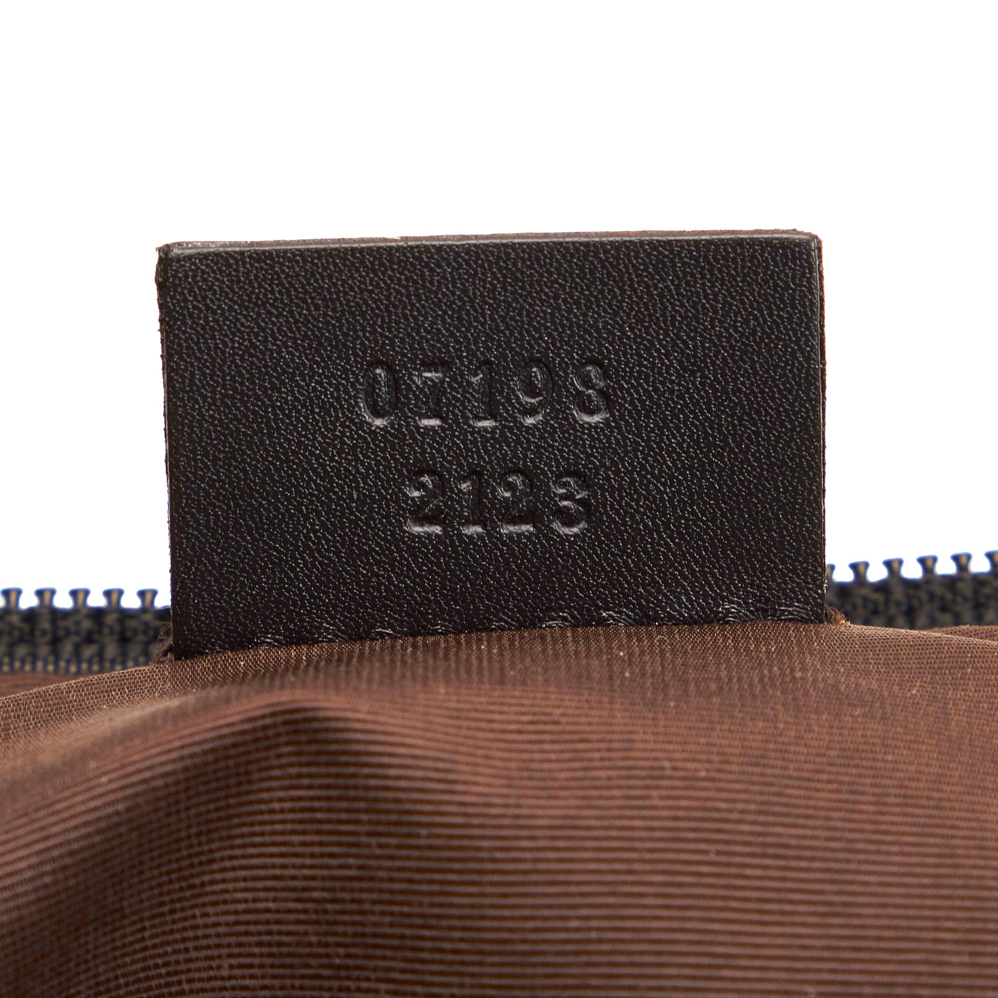 Gucci Gucci Canvas Boat Baguette (SHG-32079)
