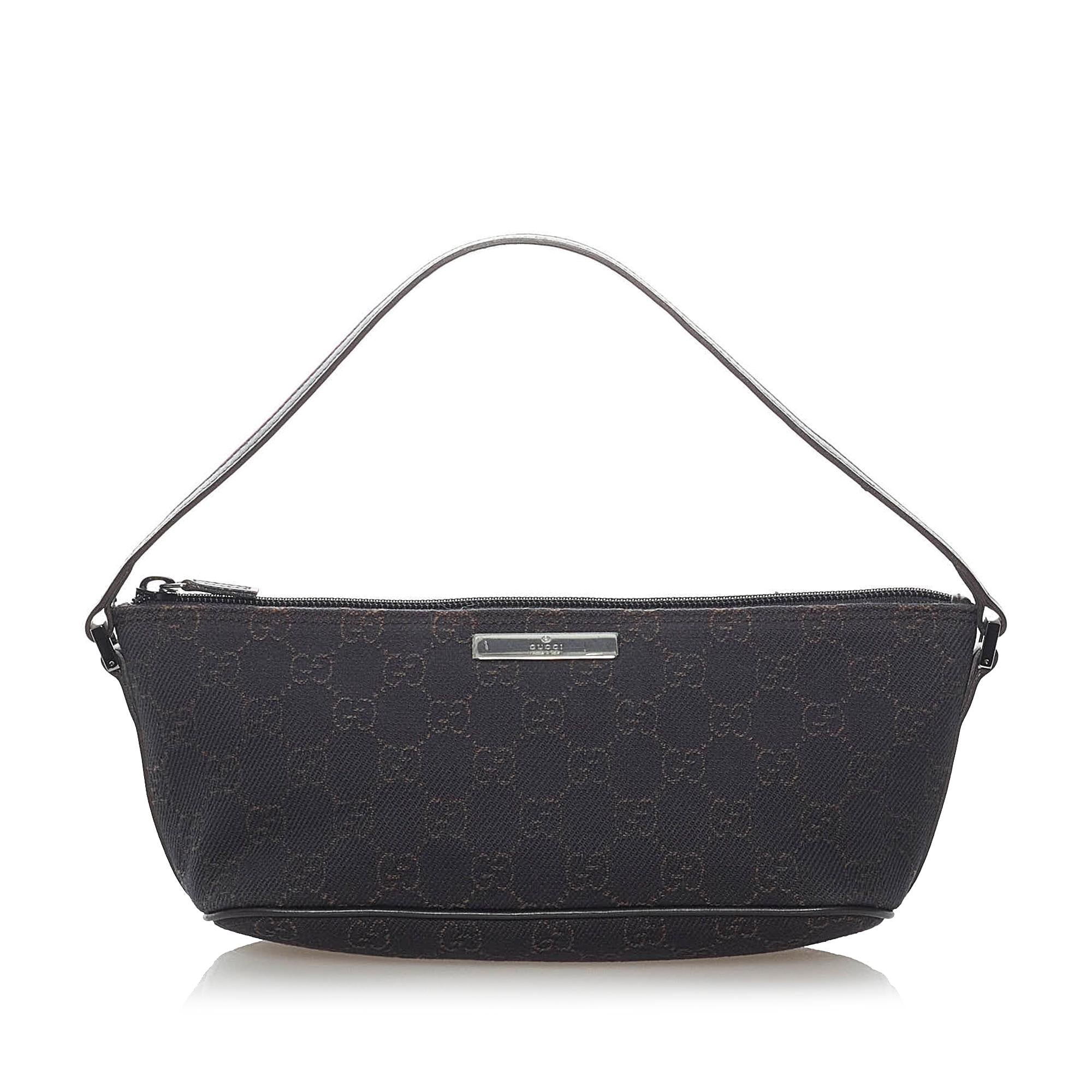 Gucci Gucci Canvas Boat Baguette (SHG-32079)