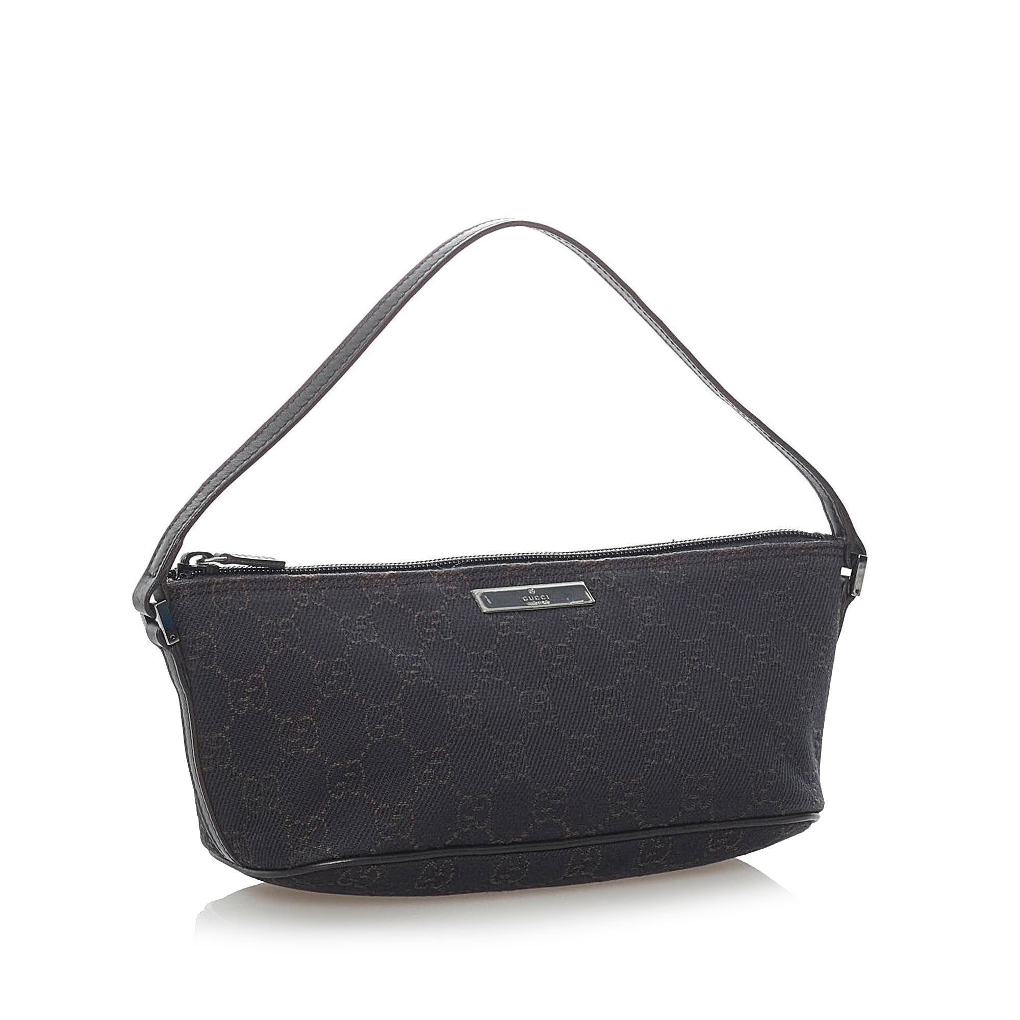 Gucci Gucci Canvas Boat Baguette (SHG-32079)