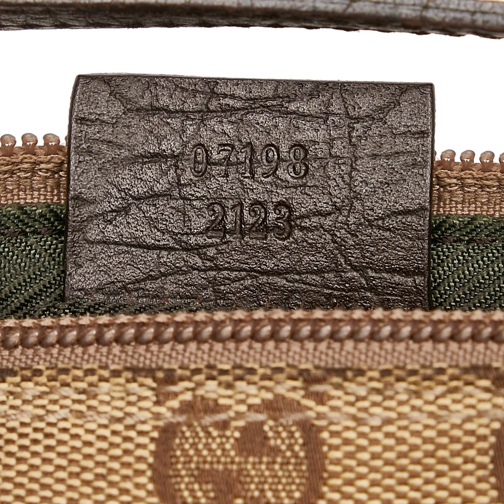 Gucci Gucci Canvas Boat Baguette (SHG-32204)