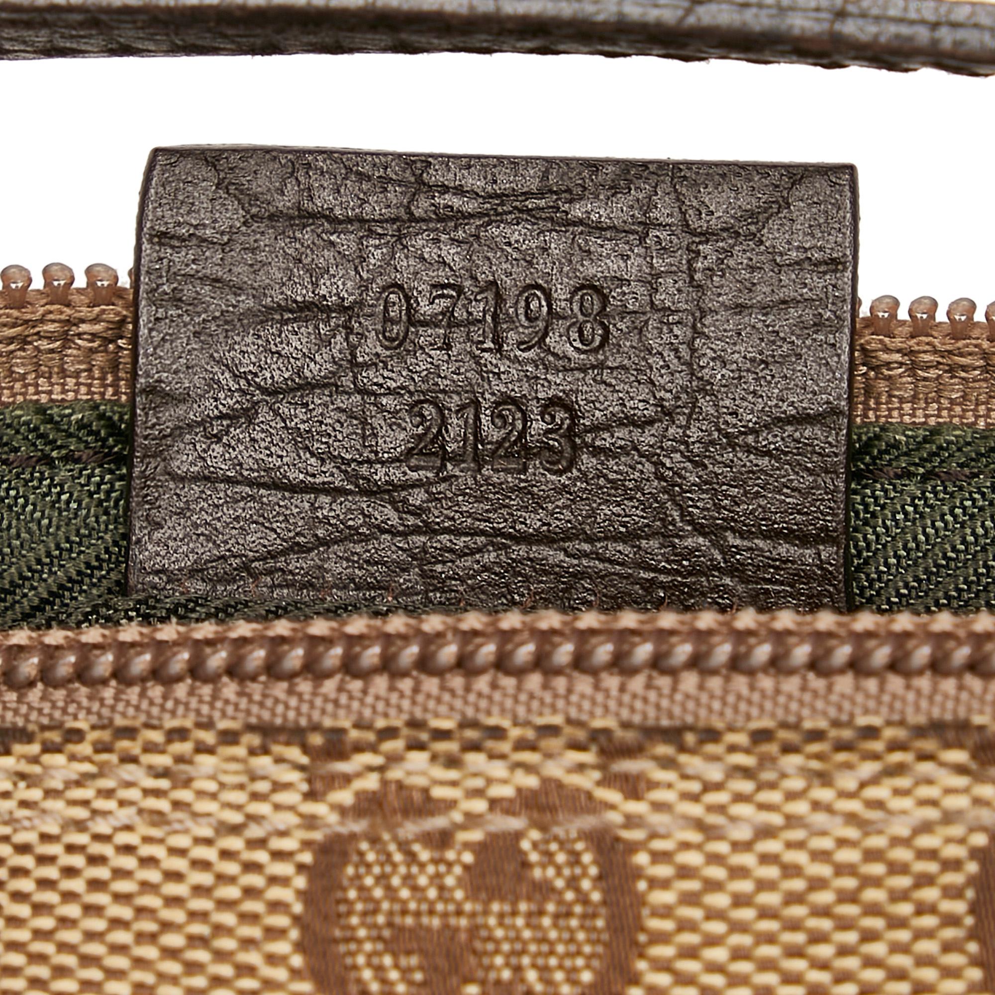 Gucci Gucci Canvas Boat Baguette (SHG-32204)