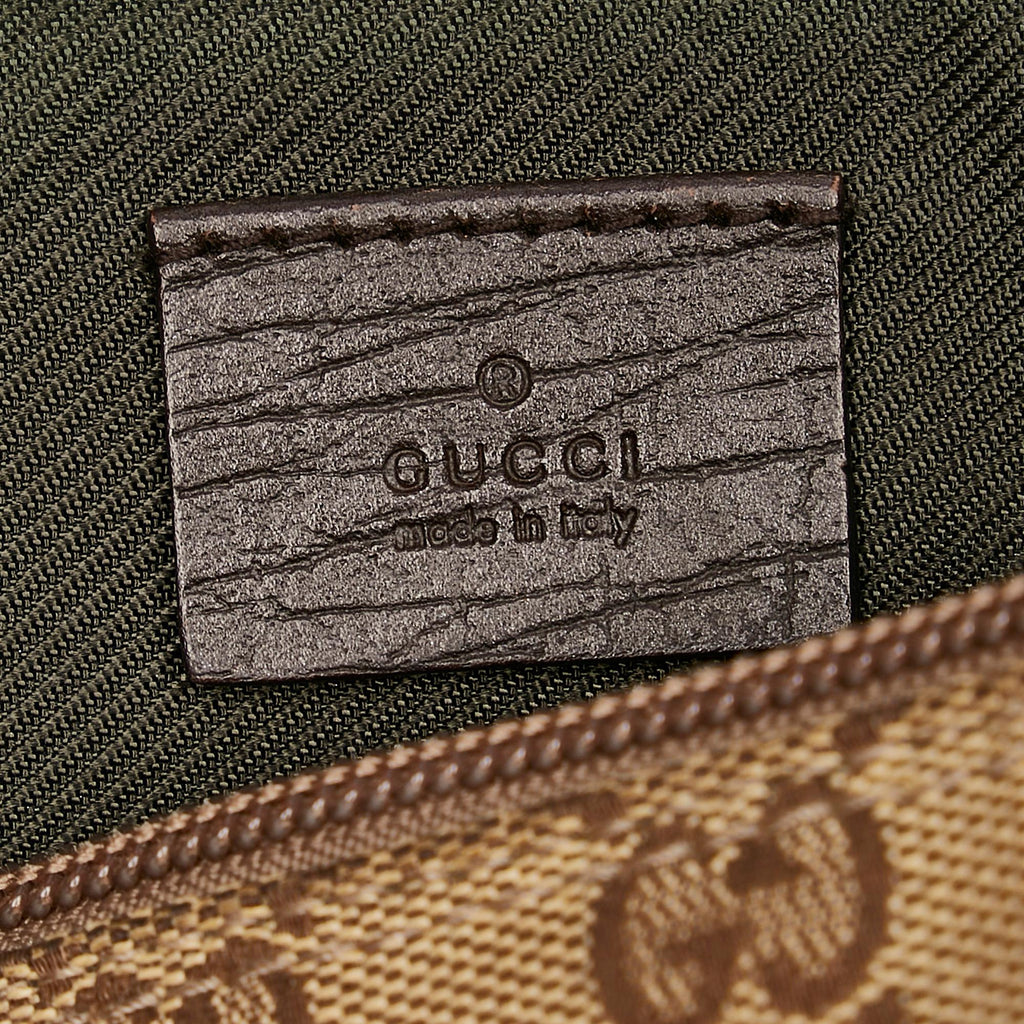 Gucci Gucci Canvas Boat Baguette (SHG-32204)