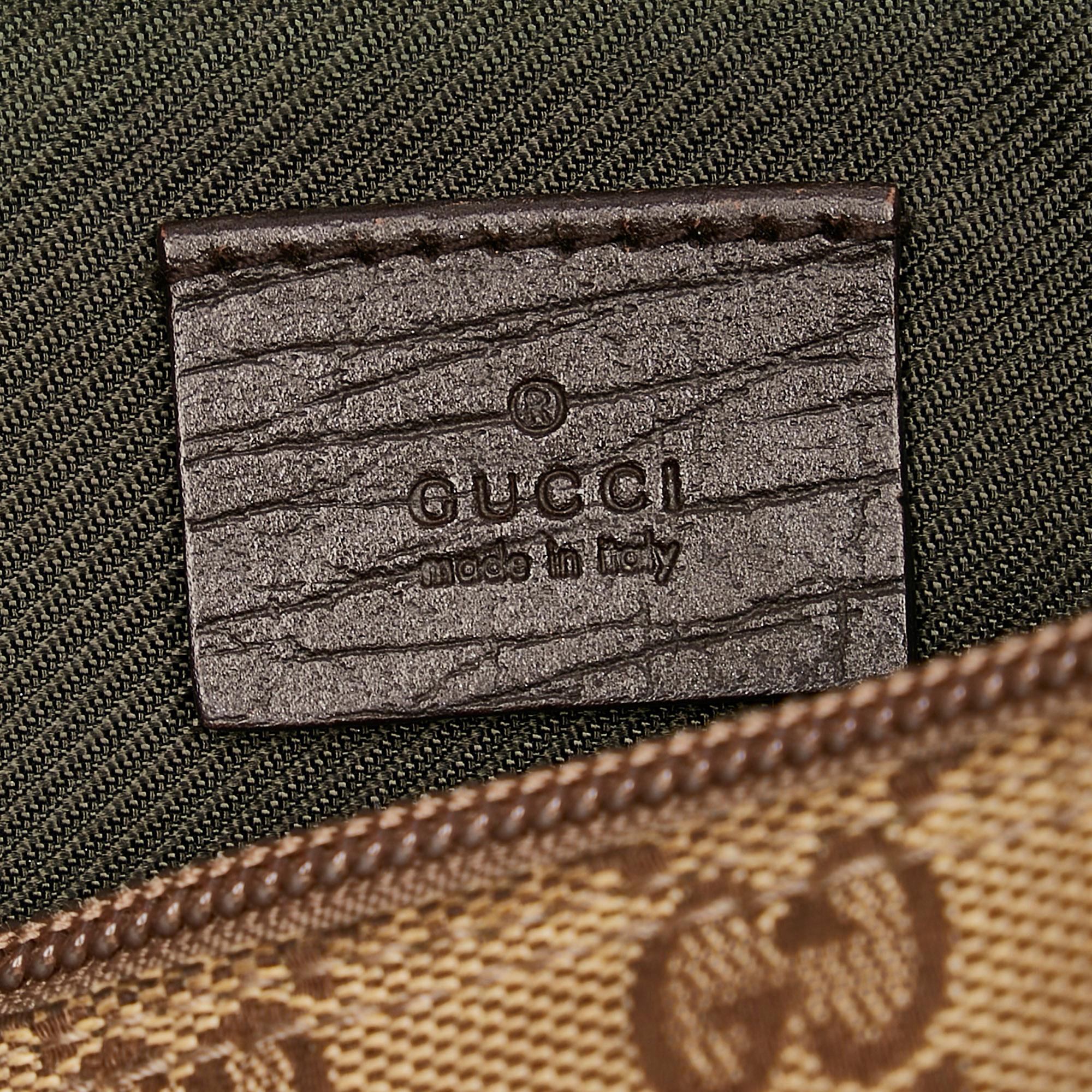 Gucci Gucci Canvas Boat Baguette (SHG-32204)
