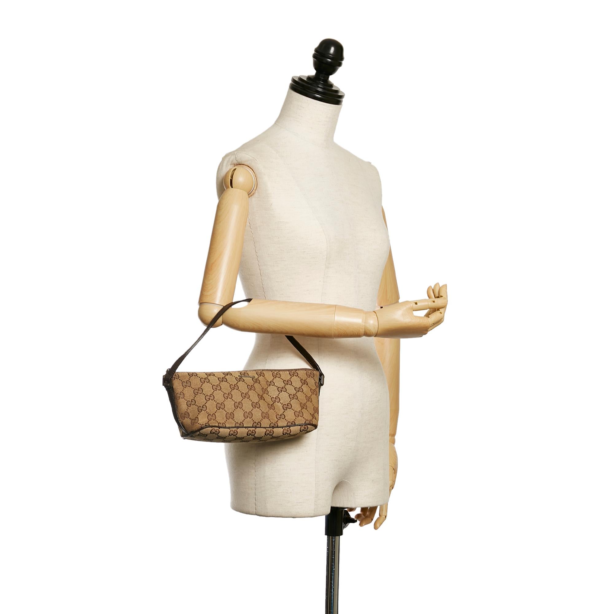 Gucci Gucci Canvas Boat Baguette (SHG-32204)