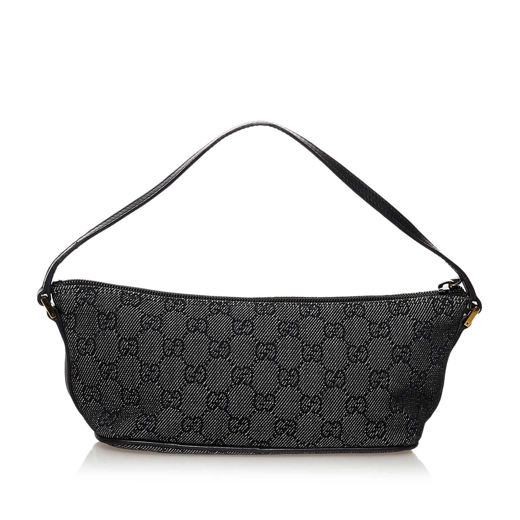 Gucci Gucci Canvas Boat Baguette (SHG-32251)