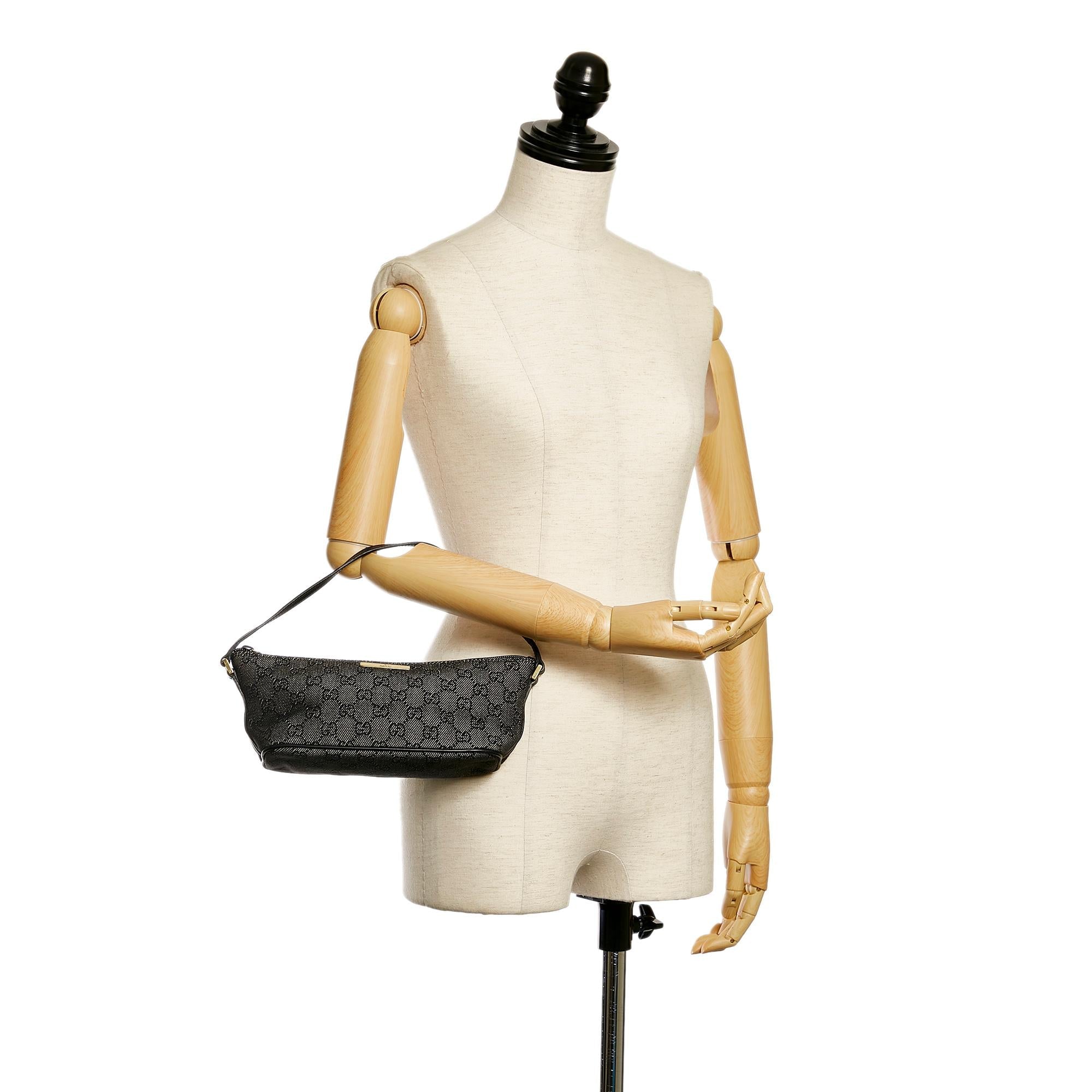 Gucci Gucci Canvas Boat Baguette (SHG-32251)