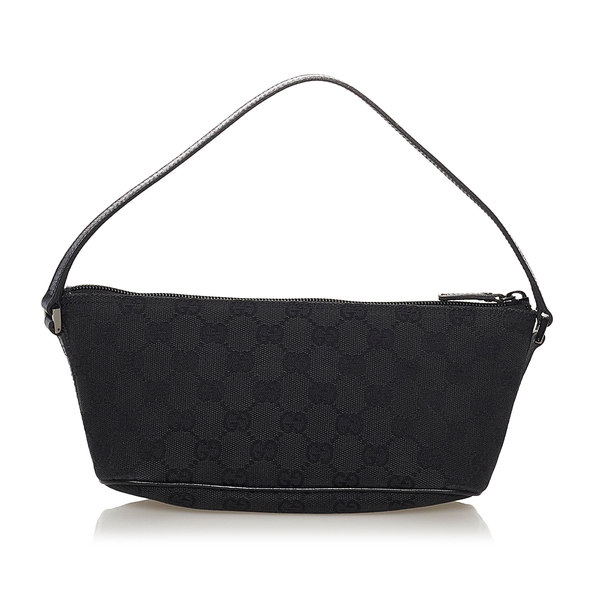 Gucci Gucci Canvas Boat Baguette (SHG-32308)