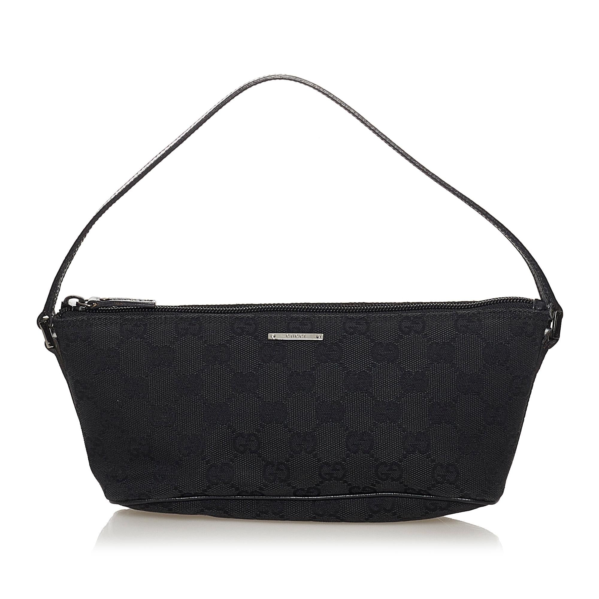 Gucci Gucci Canvas Boat Baguette (SHG-32308)