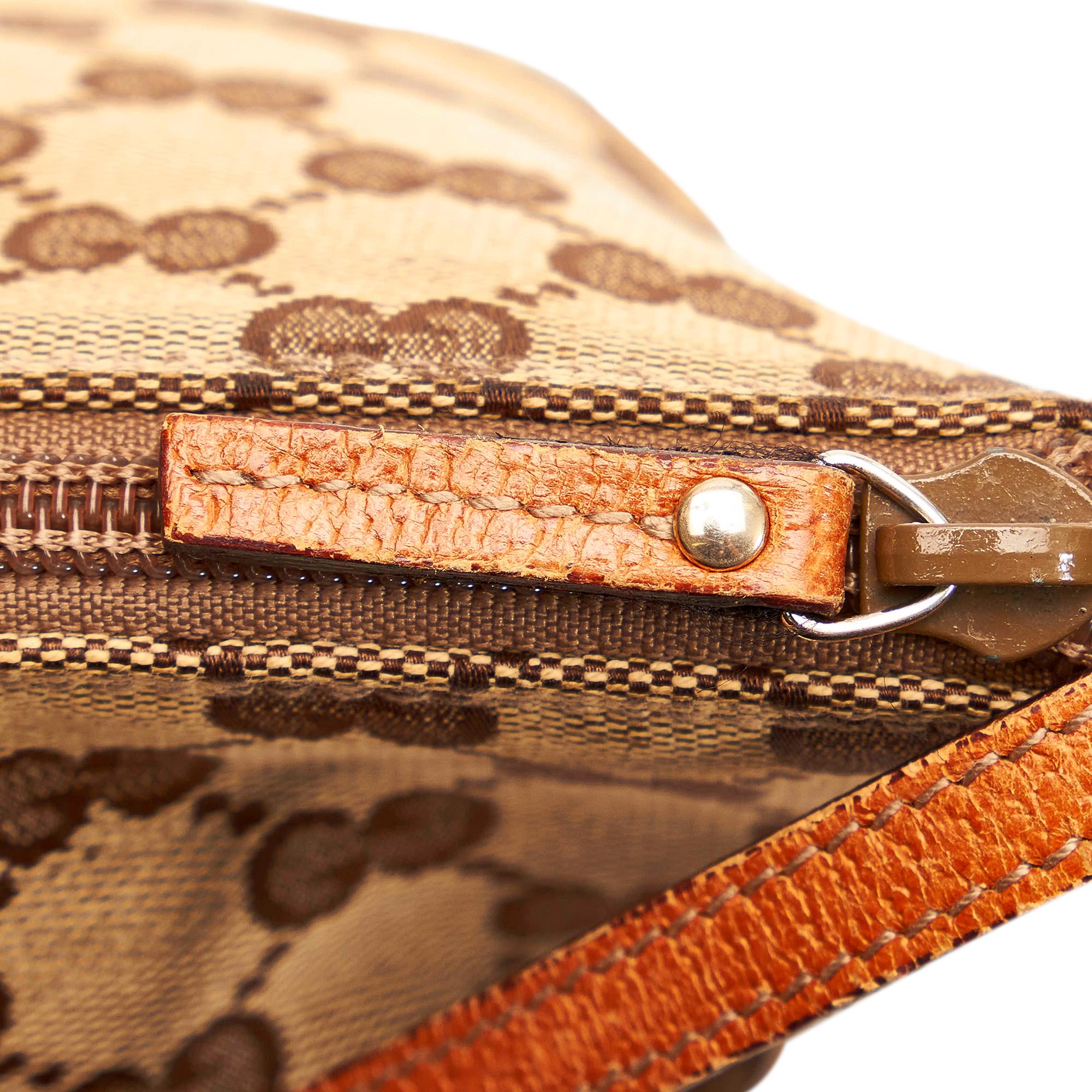 Gucci Gucci Canvas Boat Baguette (SHG-32386)