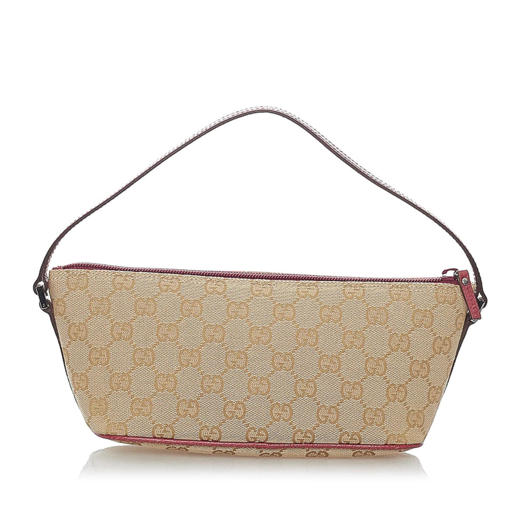 Gucci Gucci Canvas Boat Baguette (SHG-32391)