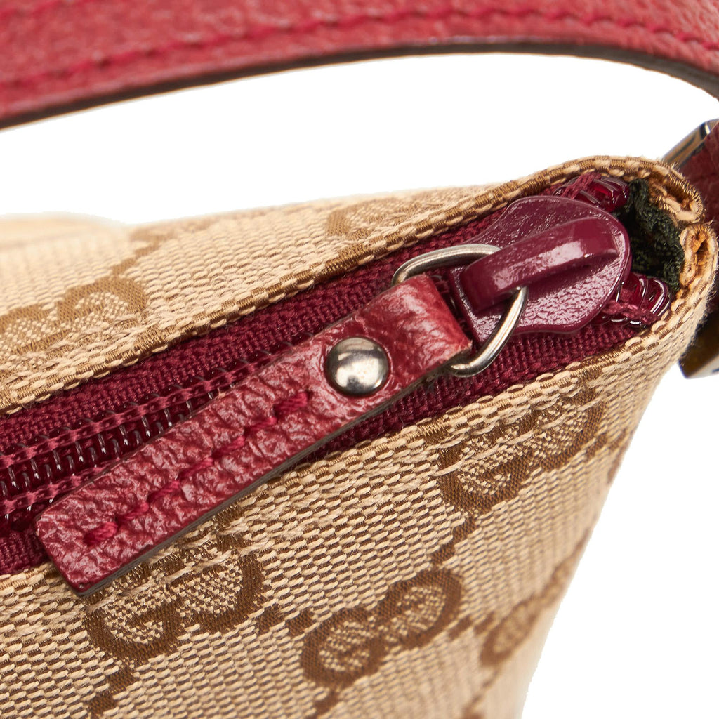 Gucci Gucci Canvas Boat Baguette (SHG-32391)