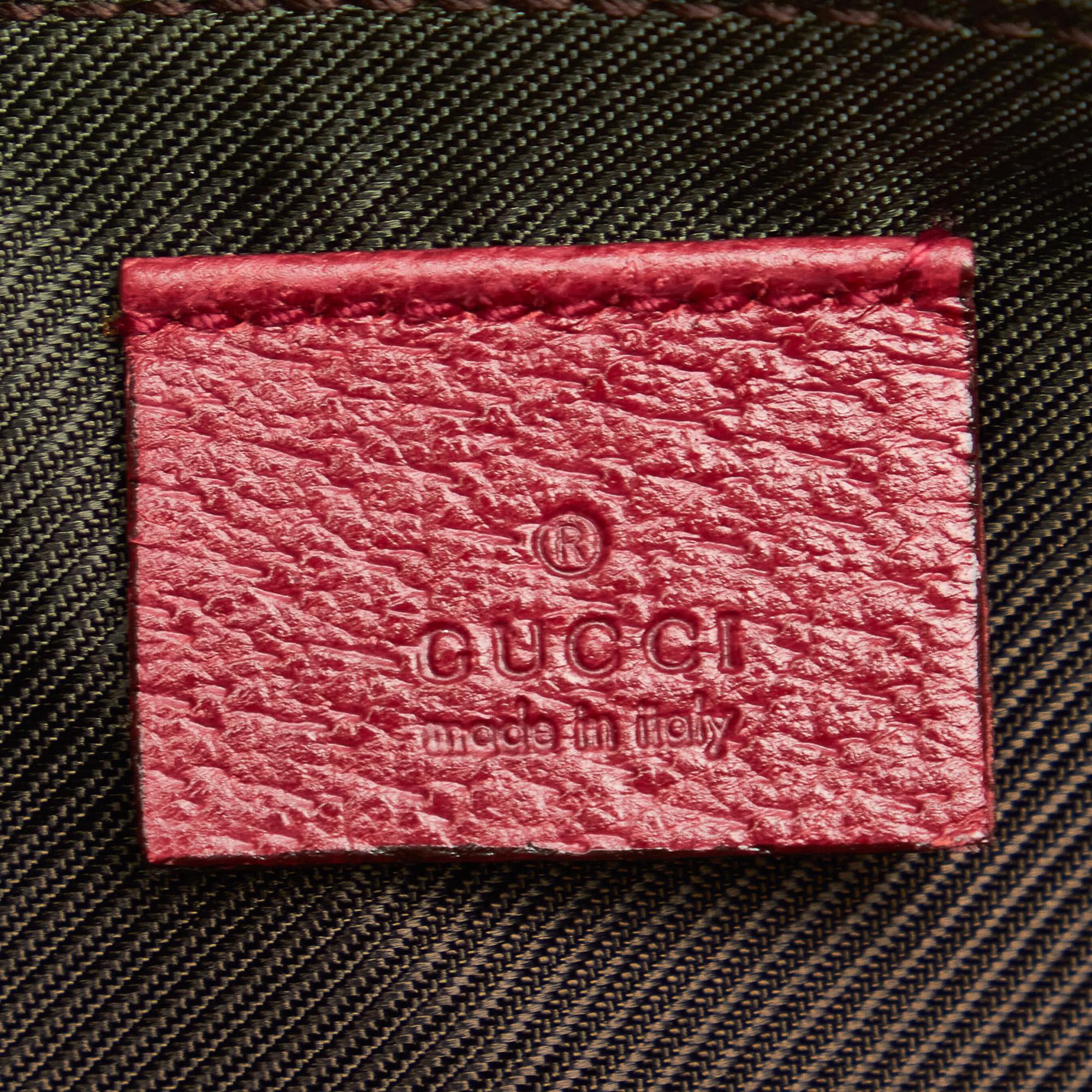 Gucci Gucci Canvas Boat Baguette (SHG-32391)