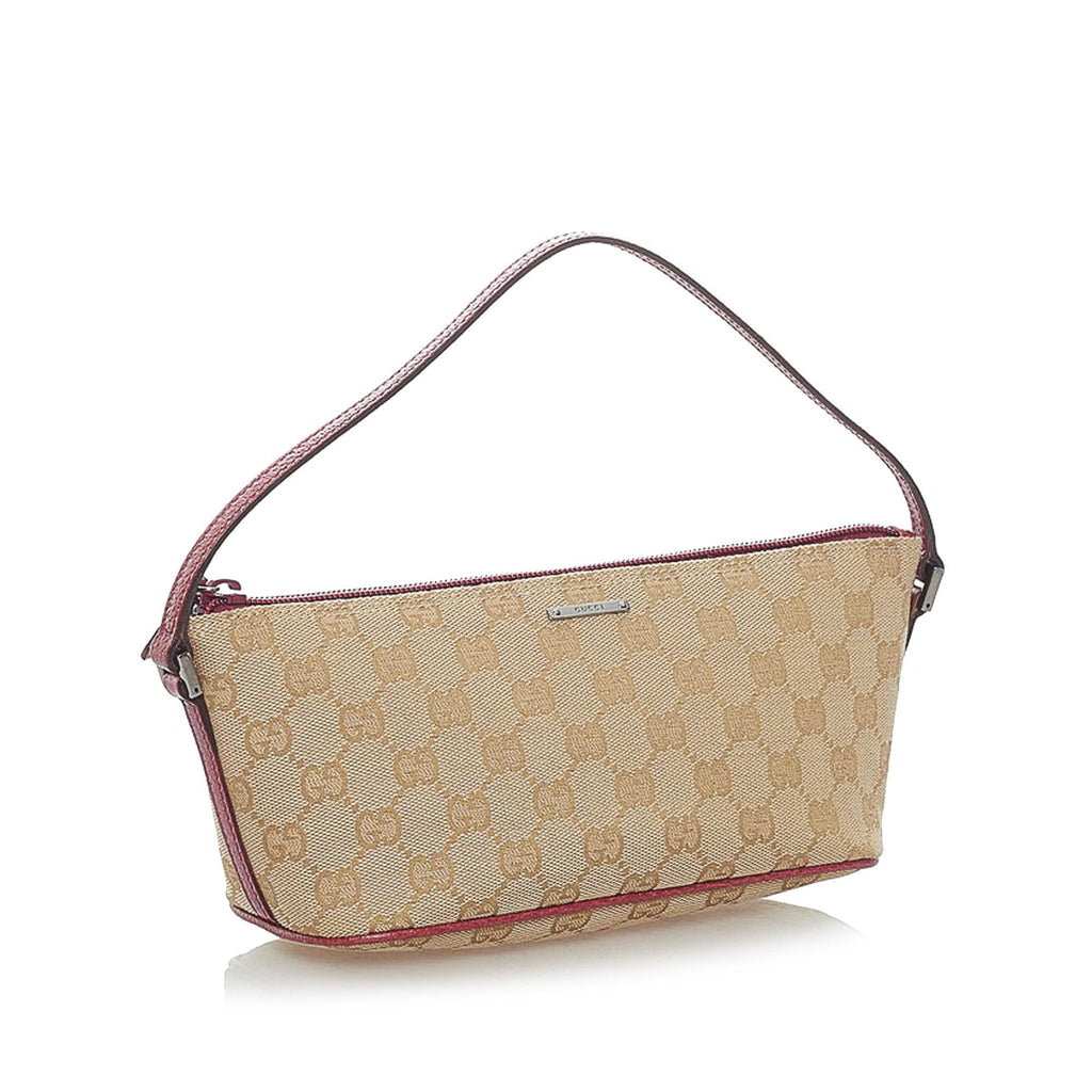Gucci Gucci Canvas Boat Baguette (SHG-32391)