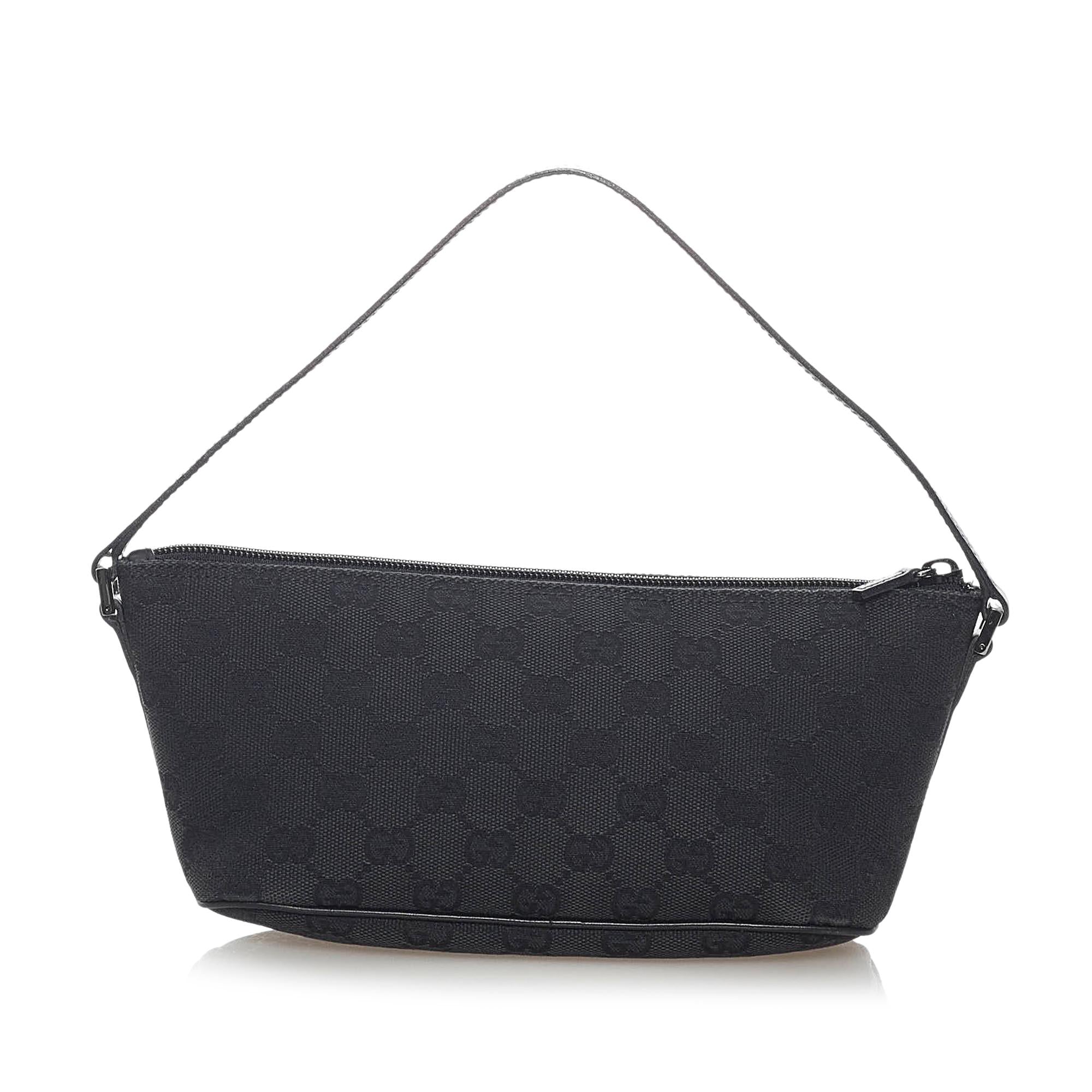Gucci Gucci Canvas Boat Baguette (SHG-32409)