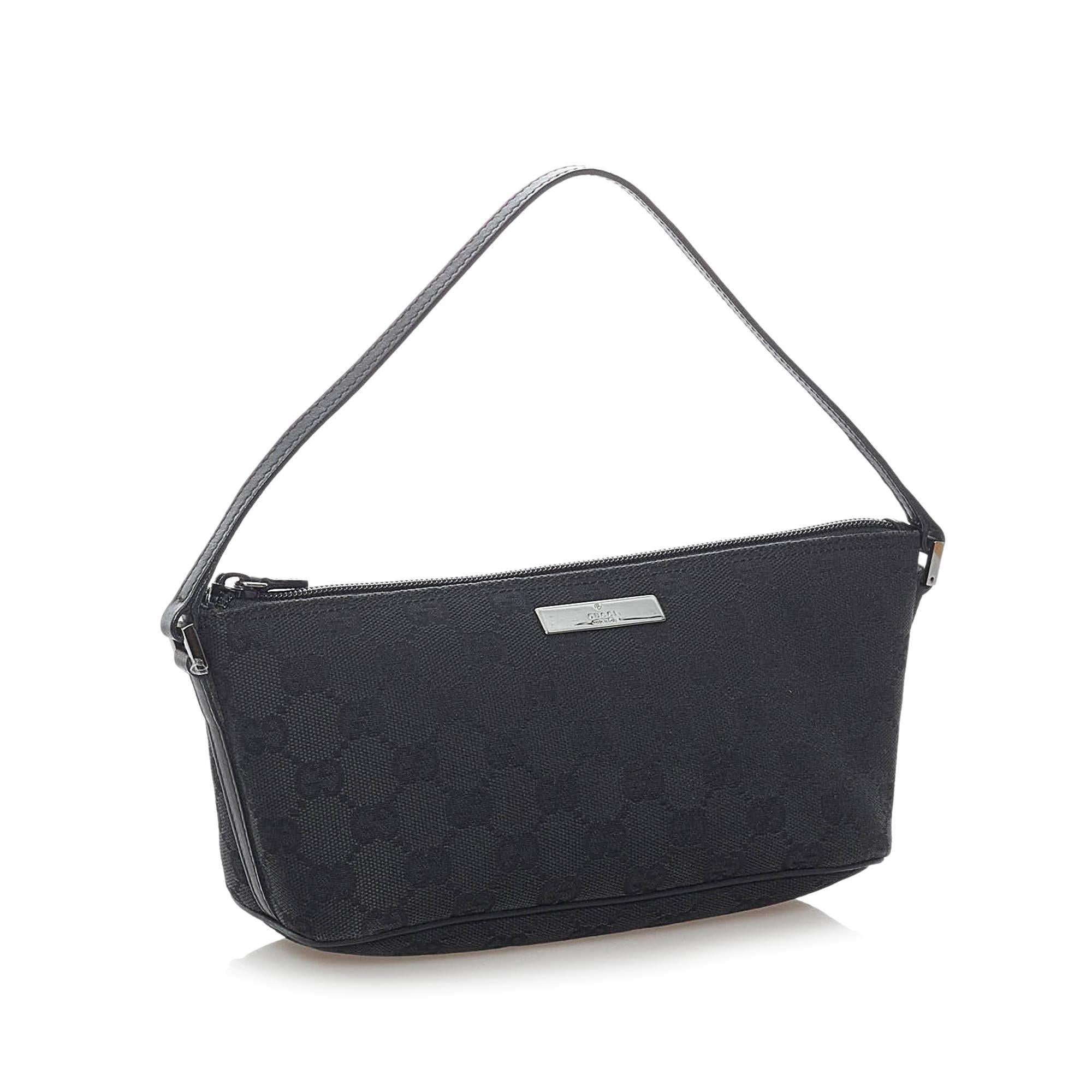 Gucci Gucci Canvas Boat Baguette (SHG-32409)