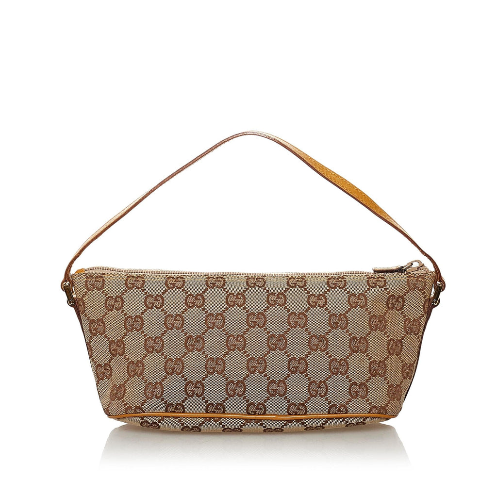 Gucci Gucci Canvas Boat Baguette (SHG-32547)
