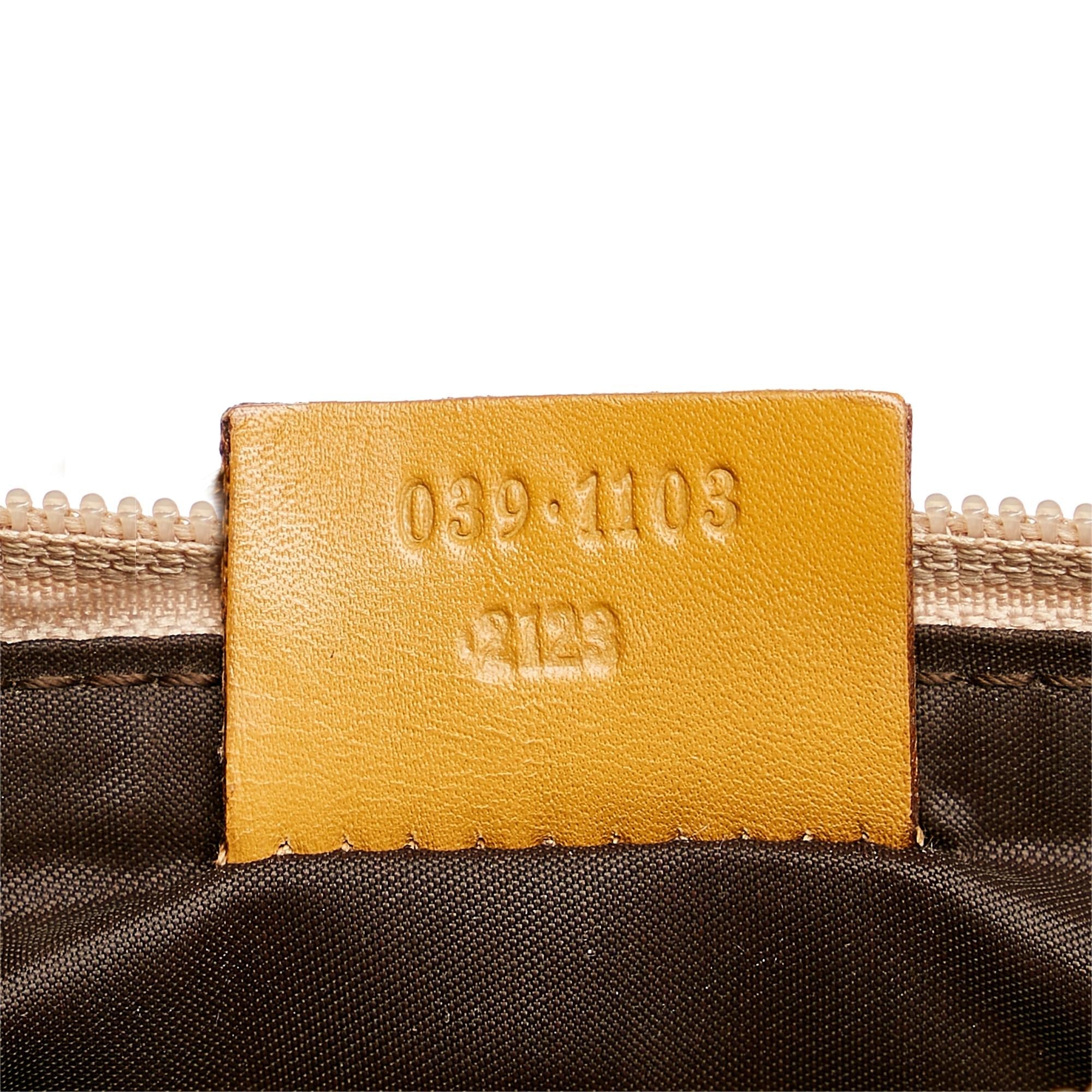 Gucci Gucci Canvas Boat Baguette (SHG-32547)