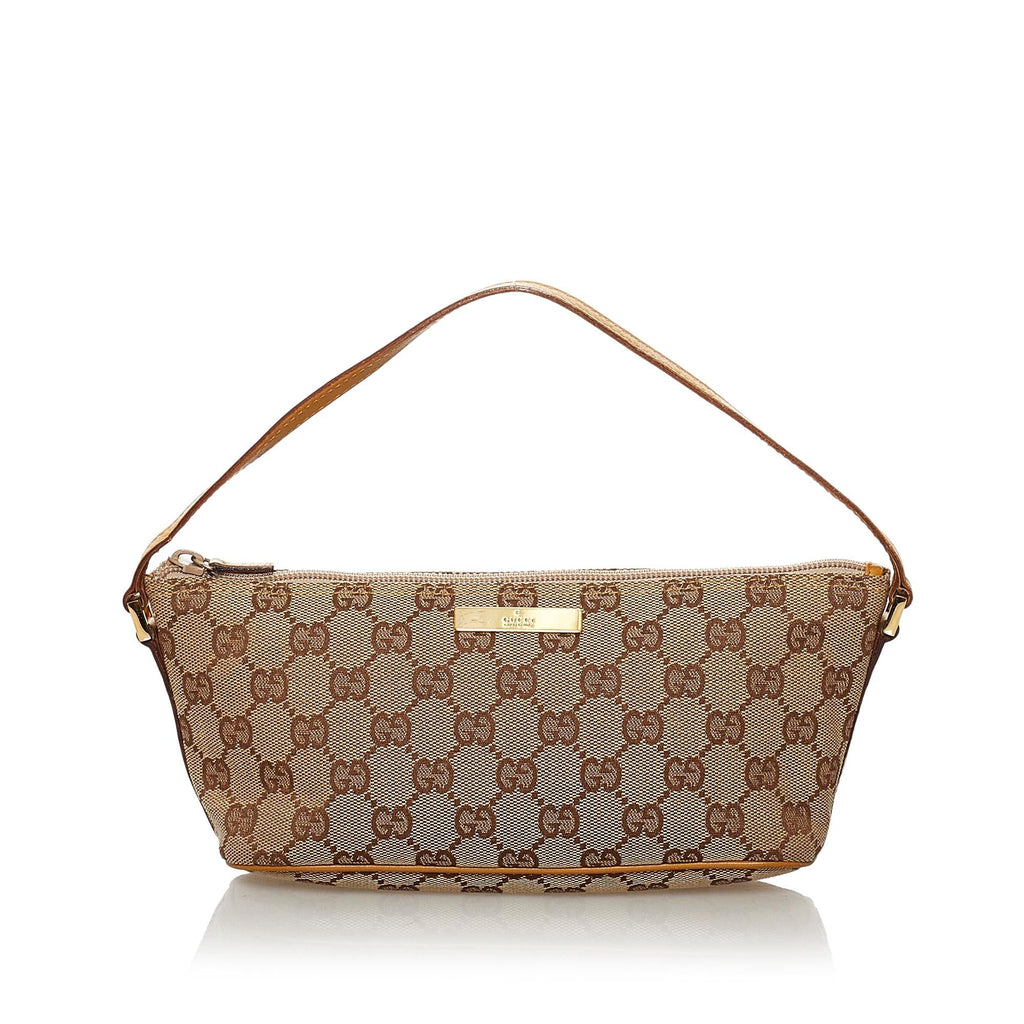 Gucci Gucci Canvas Boat Baguette (SHG-32547)