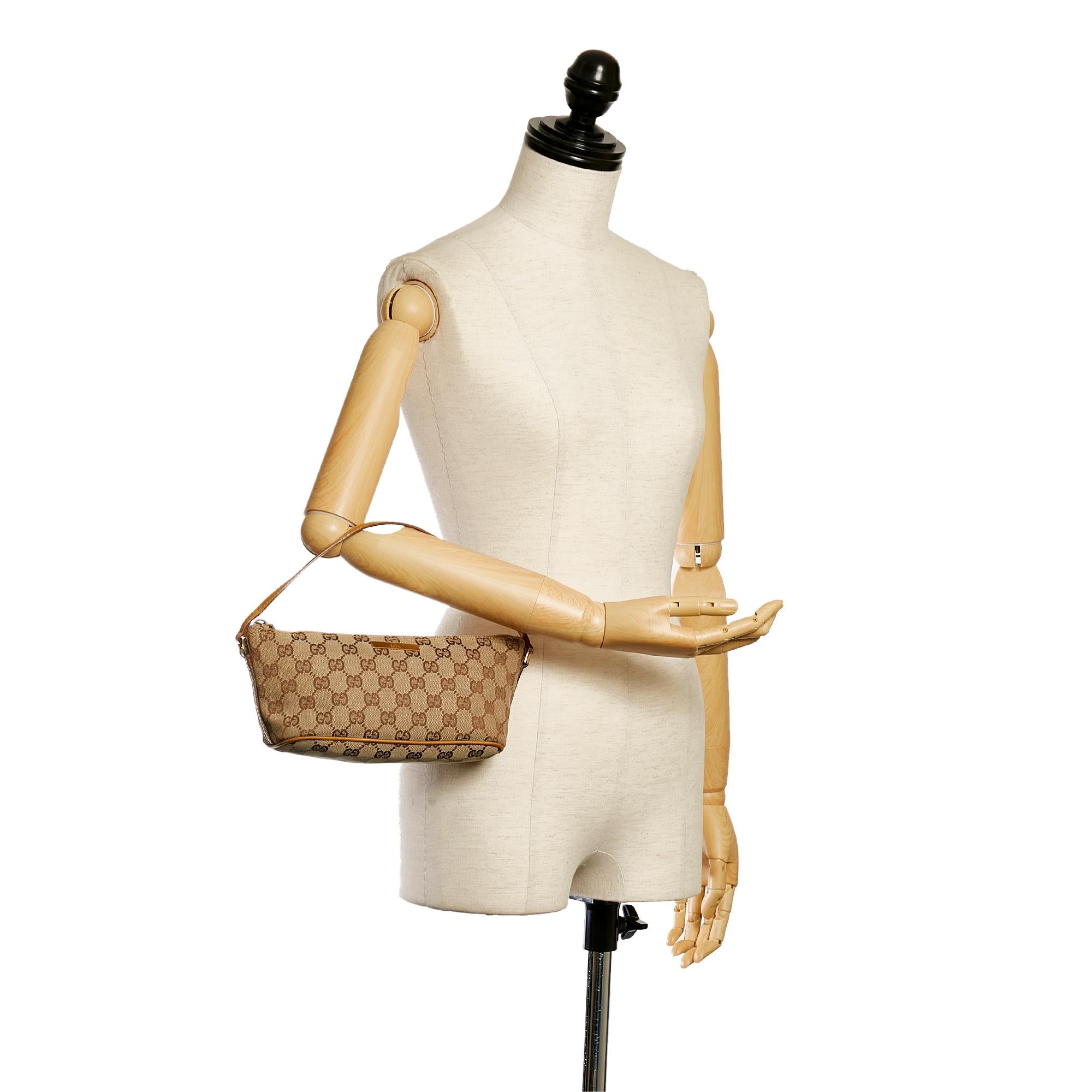 Gucci Gucci Canvas Boat Baguette (SHG-32547)