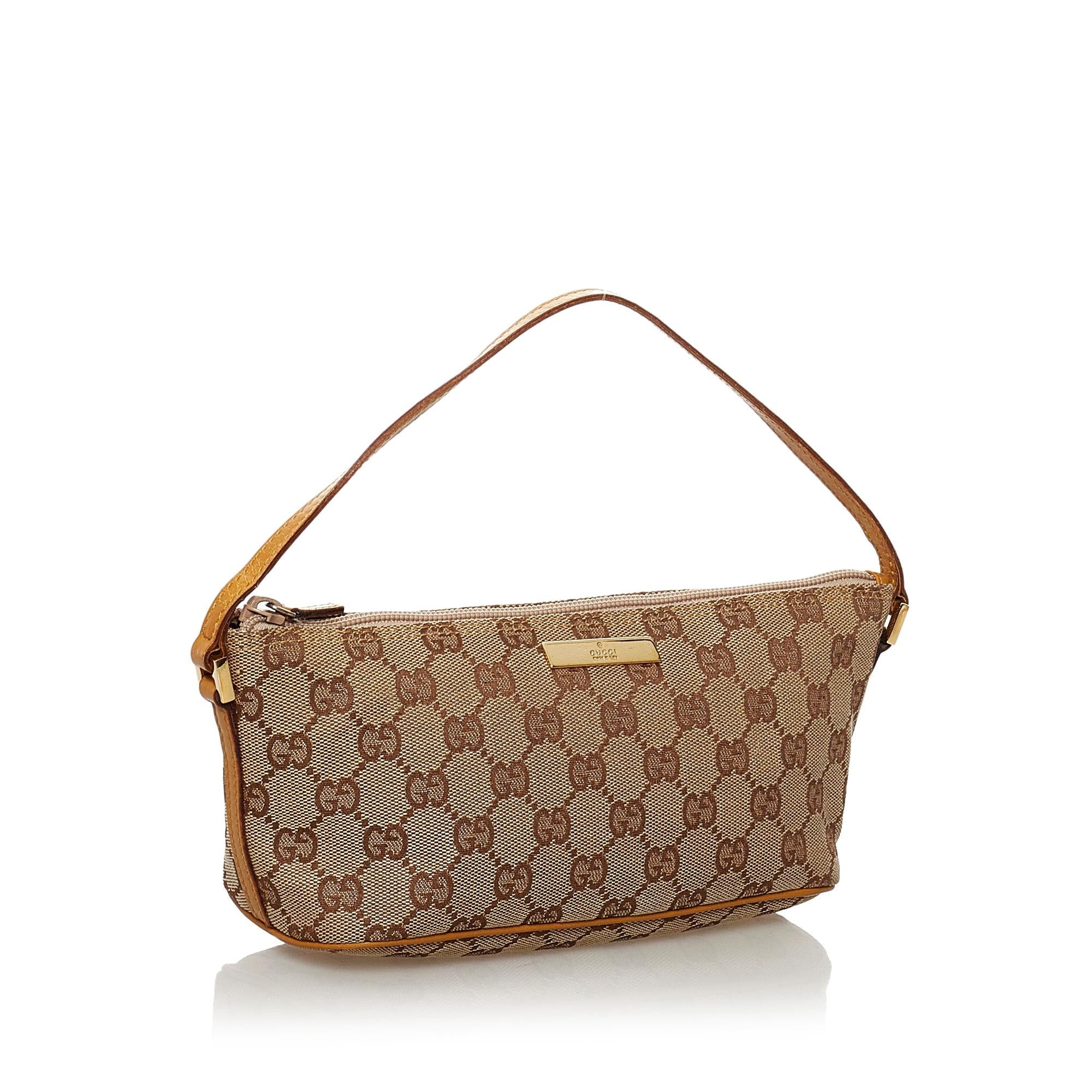 Gucci Gucci Canvas Boat Baguette (SHG-32547)