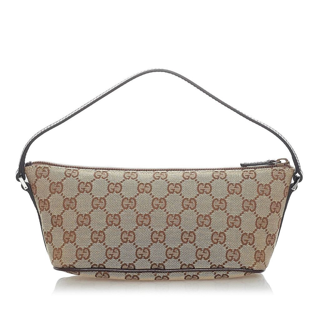 Gucci Gucci Canvas Boat Baguette (SHG-32689)