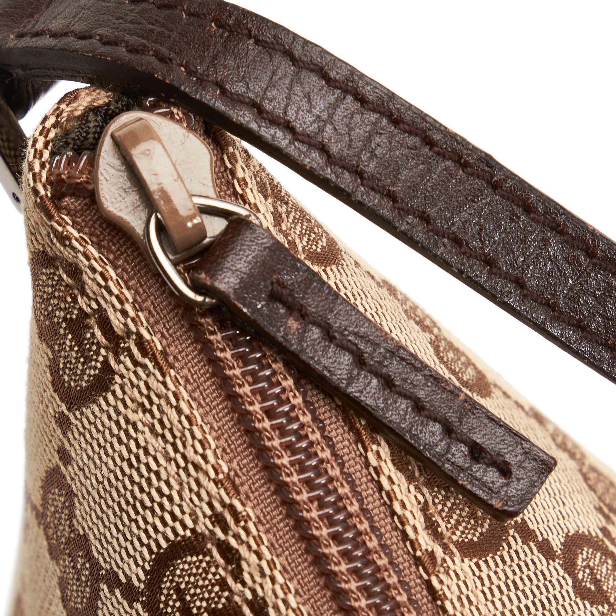 Gucci Gucci Canvas Boat Baguette (SHG-32689)