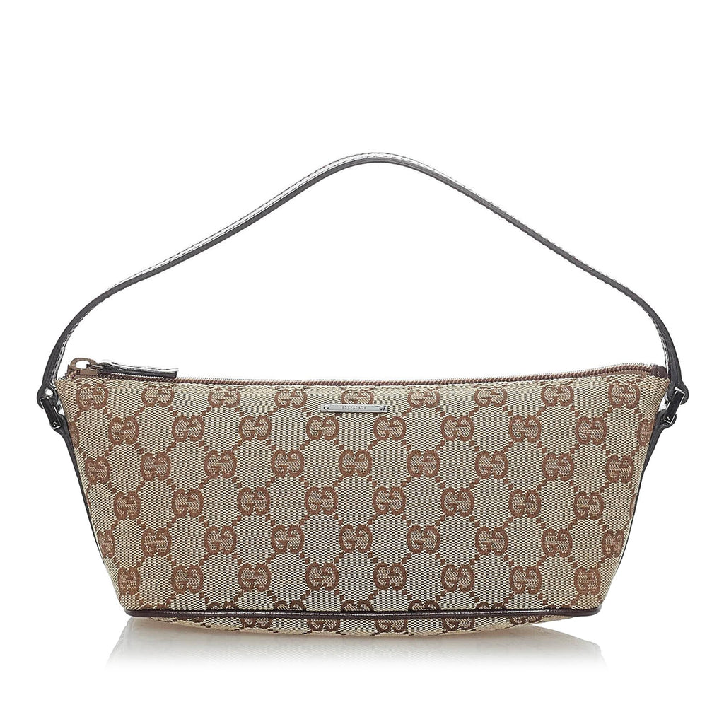 Gucci Gucci Canvas Boat Baguette (SHG-32689)
