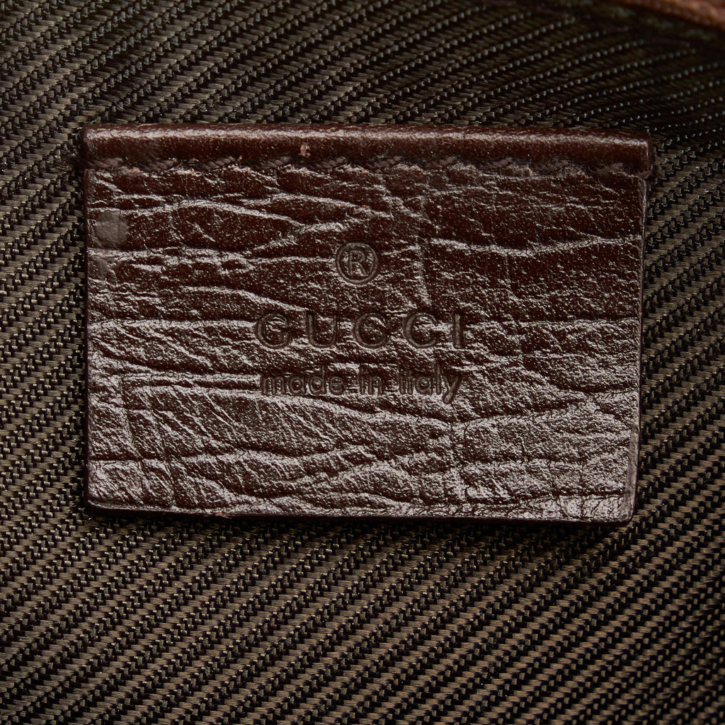 Gucci Gucci Canvas Boat Baguette (SHG-32689)