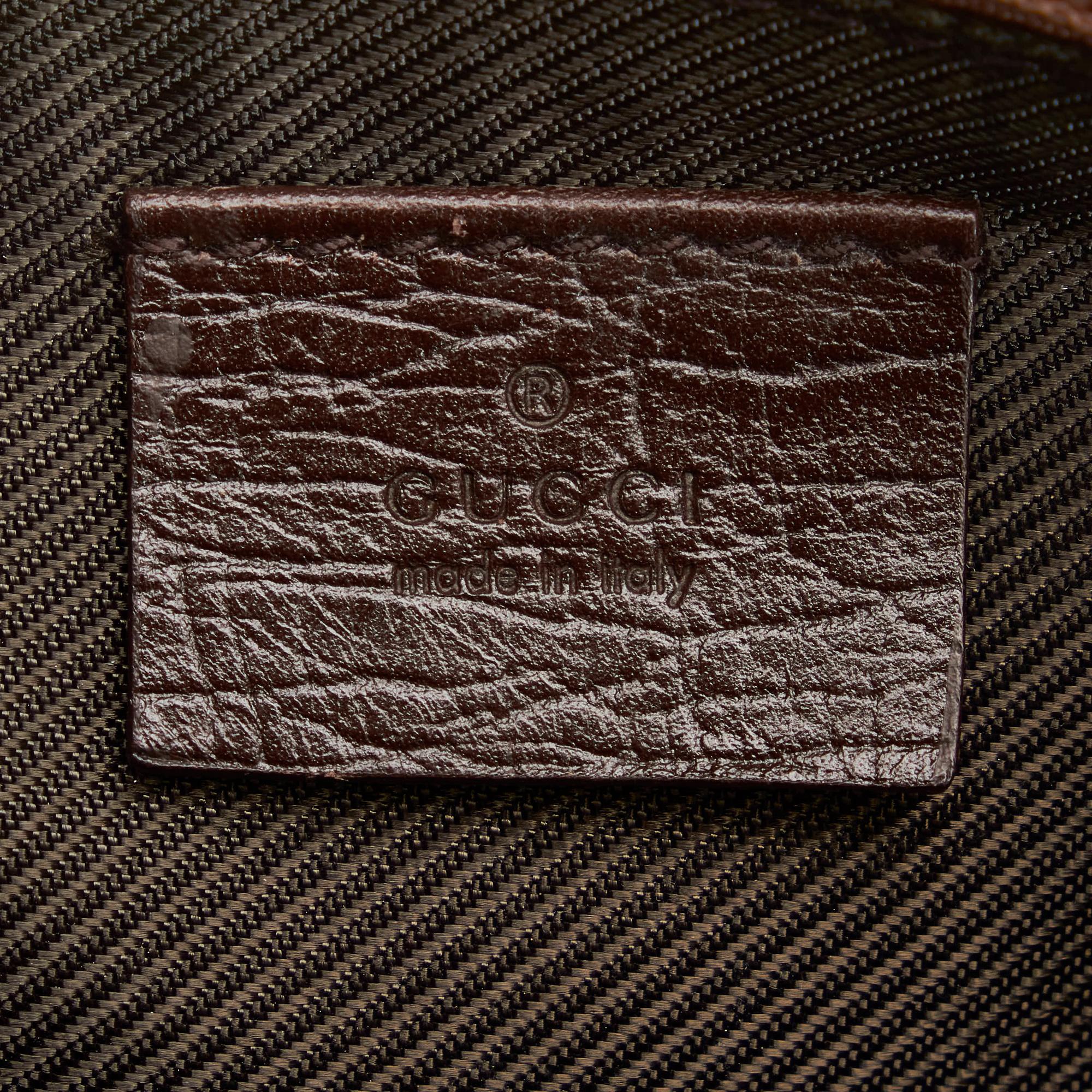 Gucci Gucci Canvas Boat Baguette (SHG-32689)