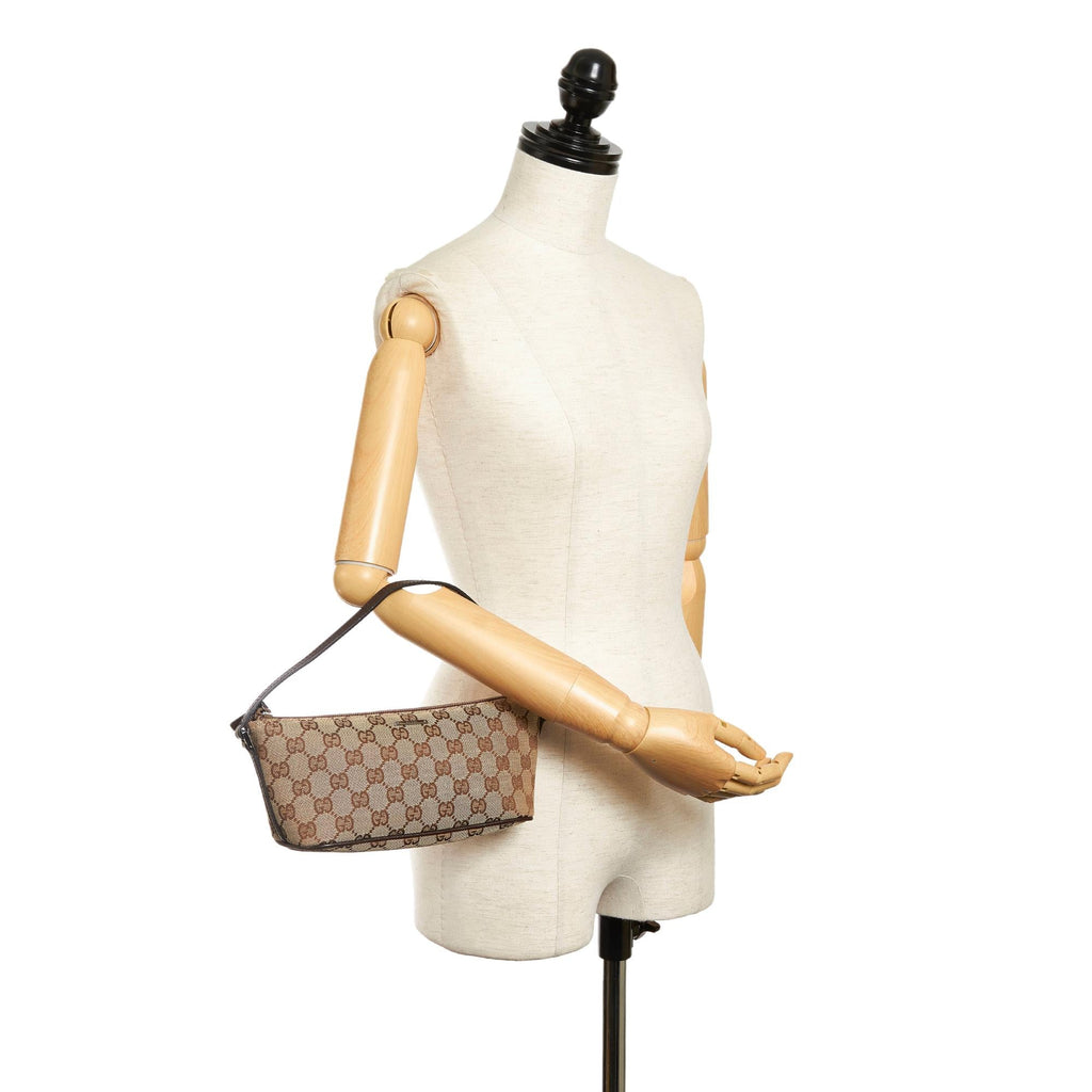 Gucci Gucci Canvas Boat Baguette (SHG-32689)