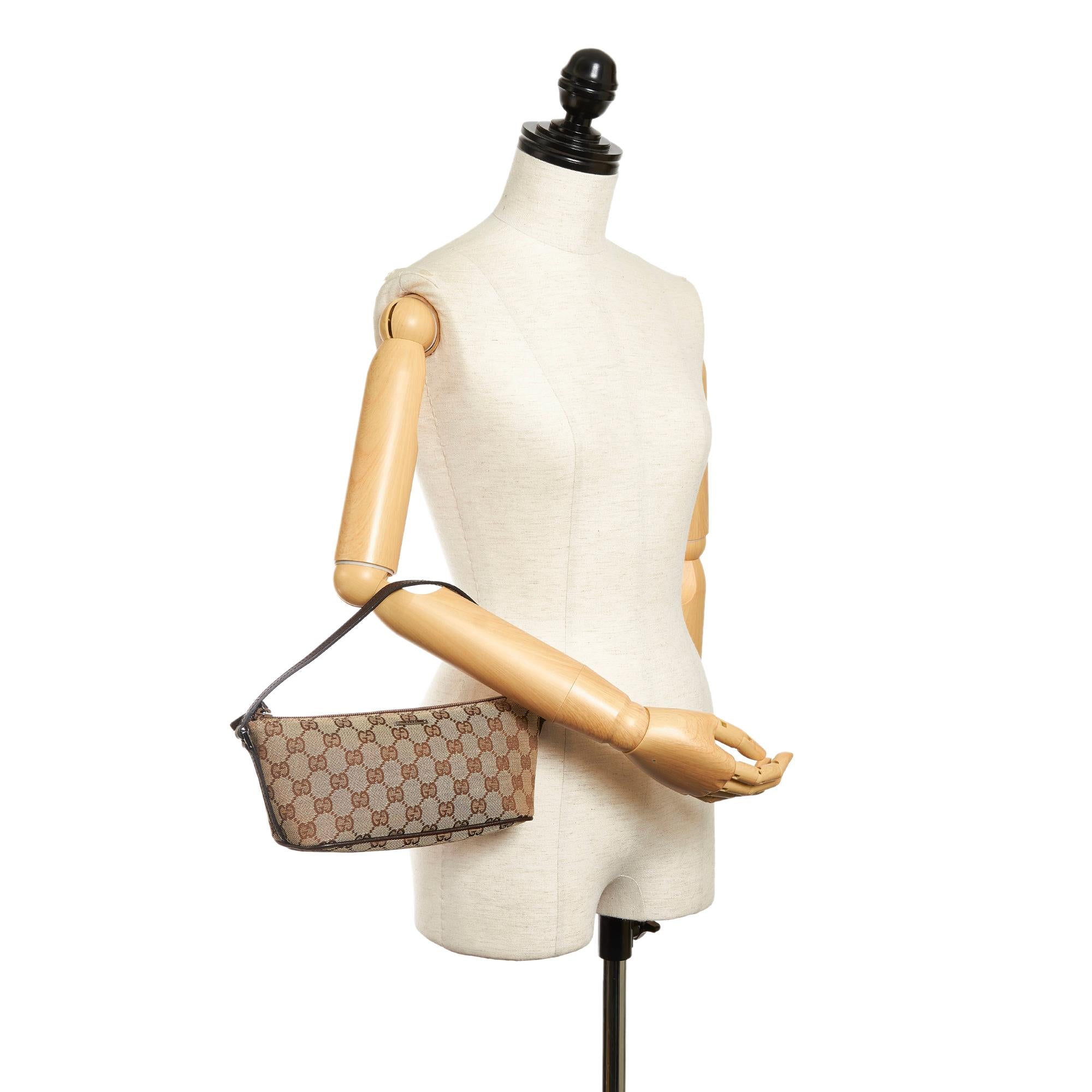 Gucci Gucci Canvas Boat Baguette (SHG-32689)