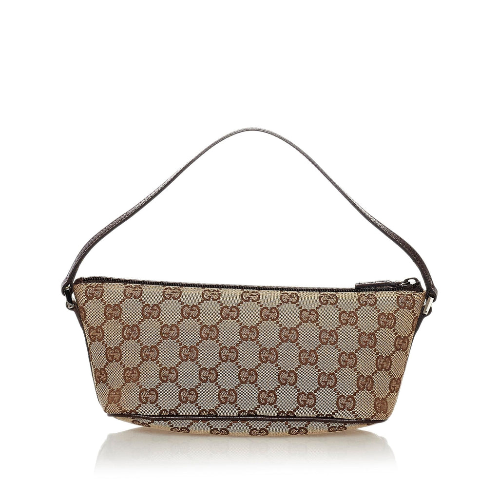 Gucci Gucci Canvas Boat Baguette (SHG-32757)