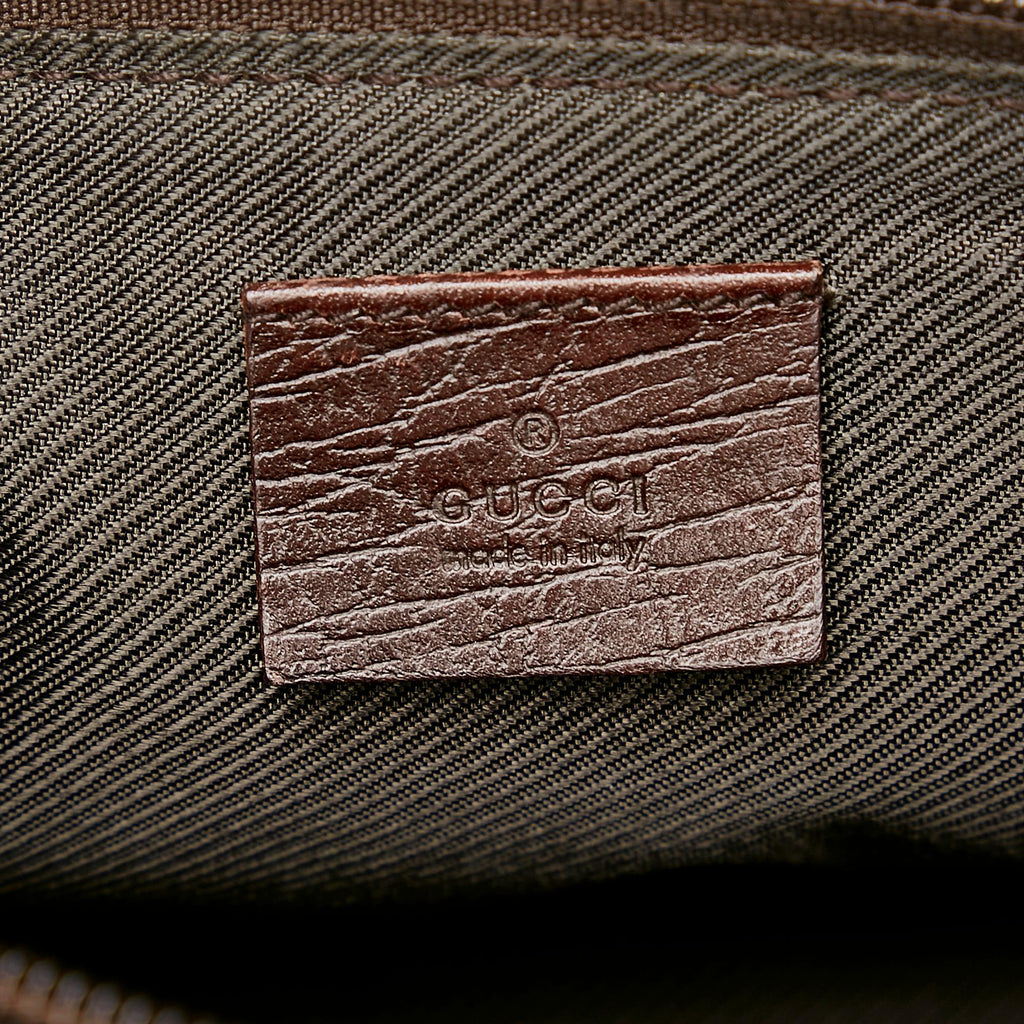Gucci Gucci Canvas Boat Baguette (SHG-32757)