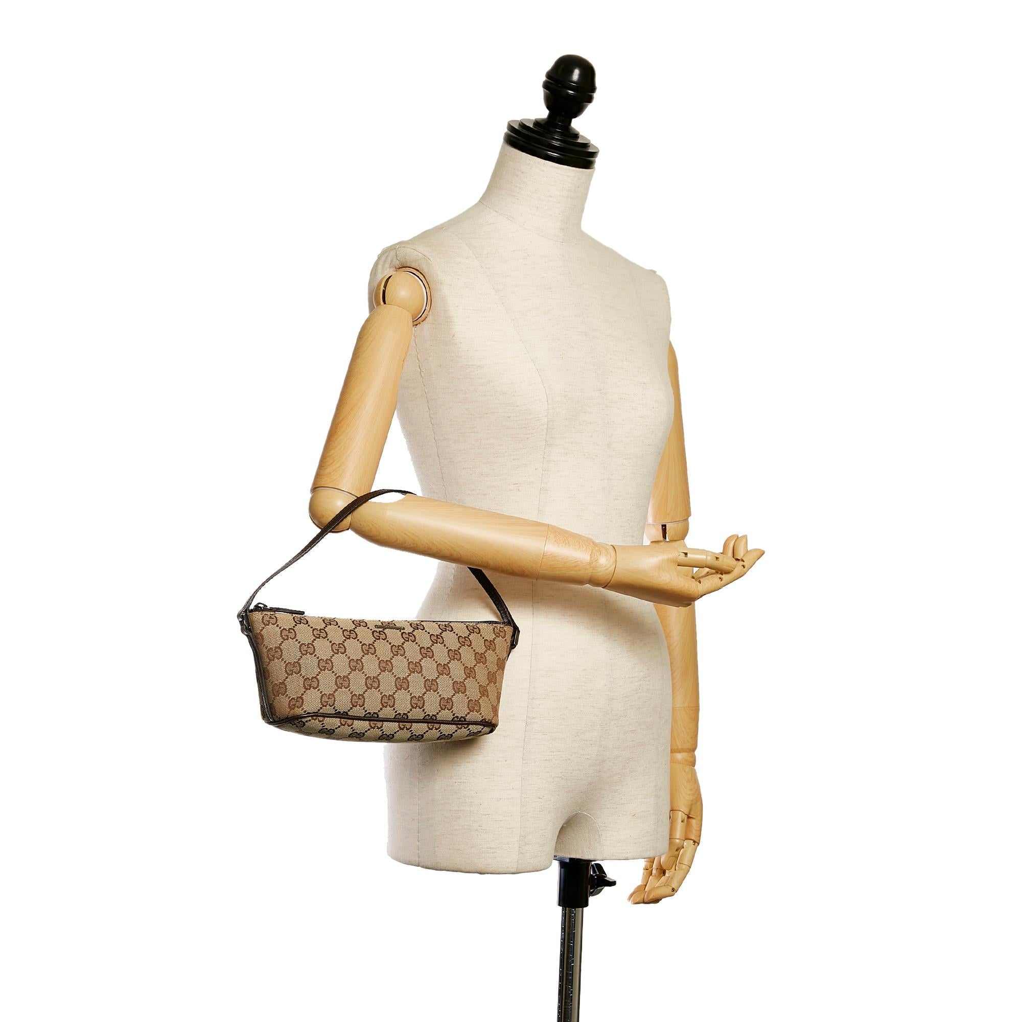 Gucci Gucci Canvas Boat Baguette (SHG-32757)
