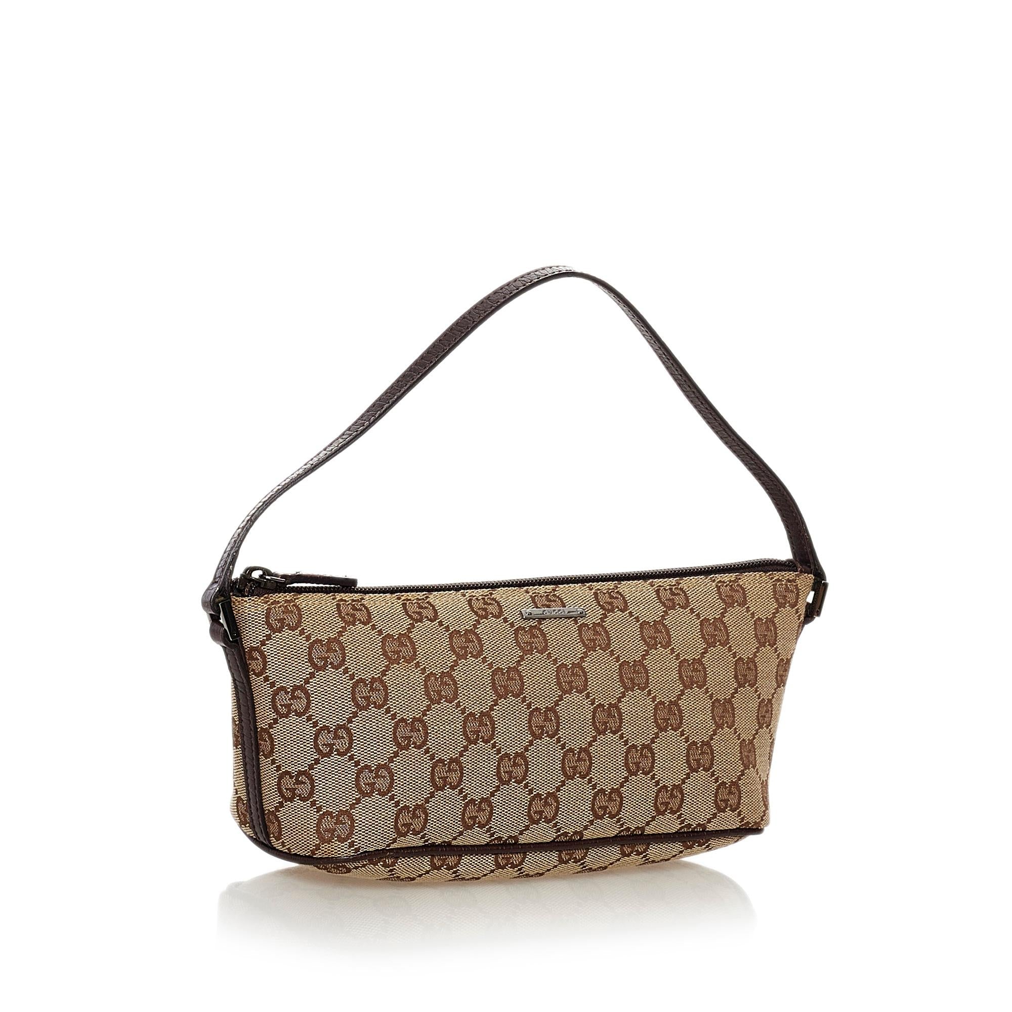 Gucci Gucci Canvas Boat Baguette (SHG-32757)