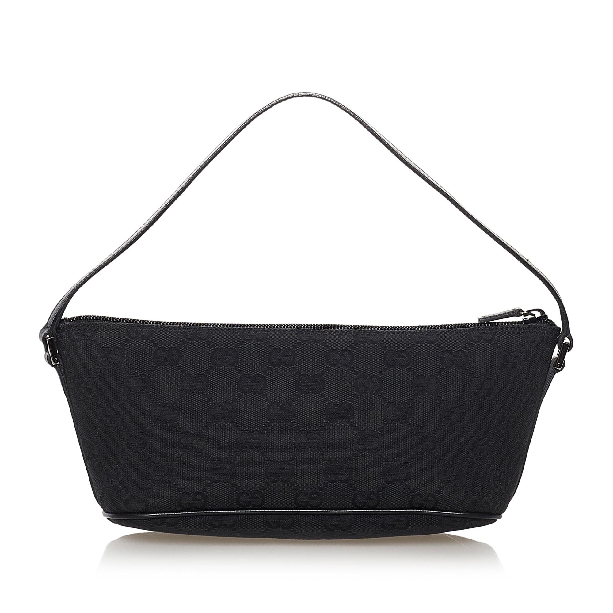 Gucci Gucci Canvas Boat Baguette (SHG-32776)
